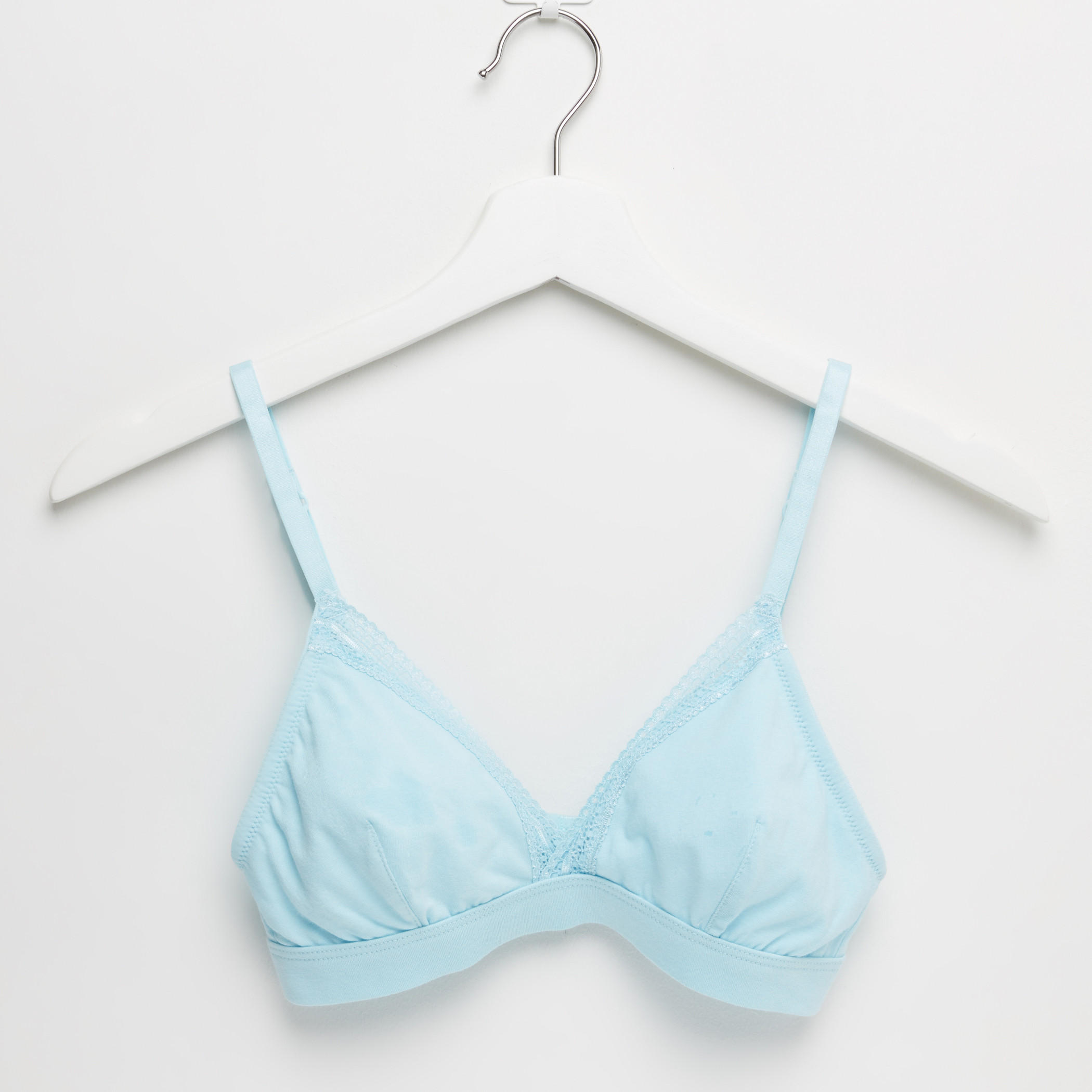صدريّة بتفاصيل دانتيل ومشبك إغلاق ناعم - طقم من قطعتين-women-clothing-lingerie-bras-image-2