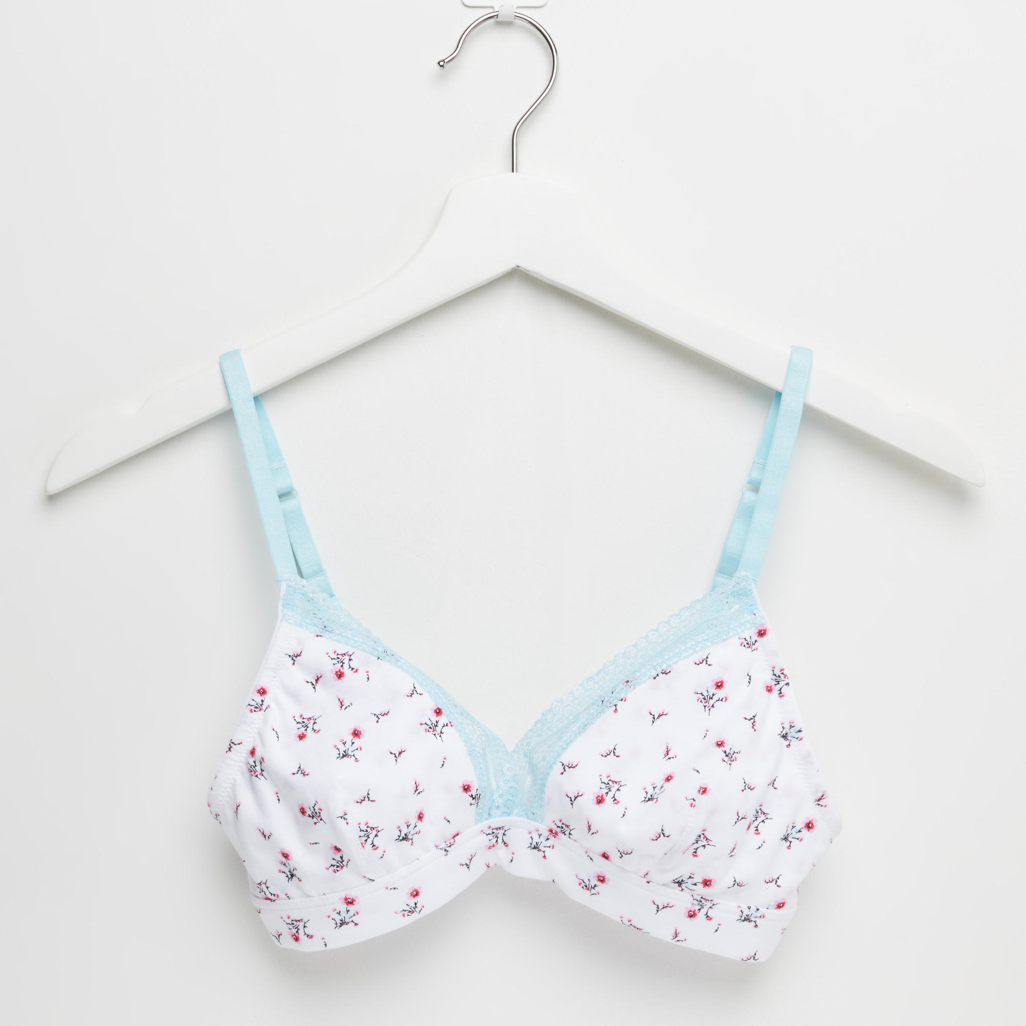 صدريّة بتفاصيل دانتيل ومشبك إغلاق ناعم - طقم من قطعتين-women-clothing-lingerie-bras-image-4