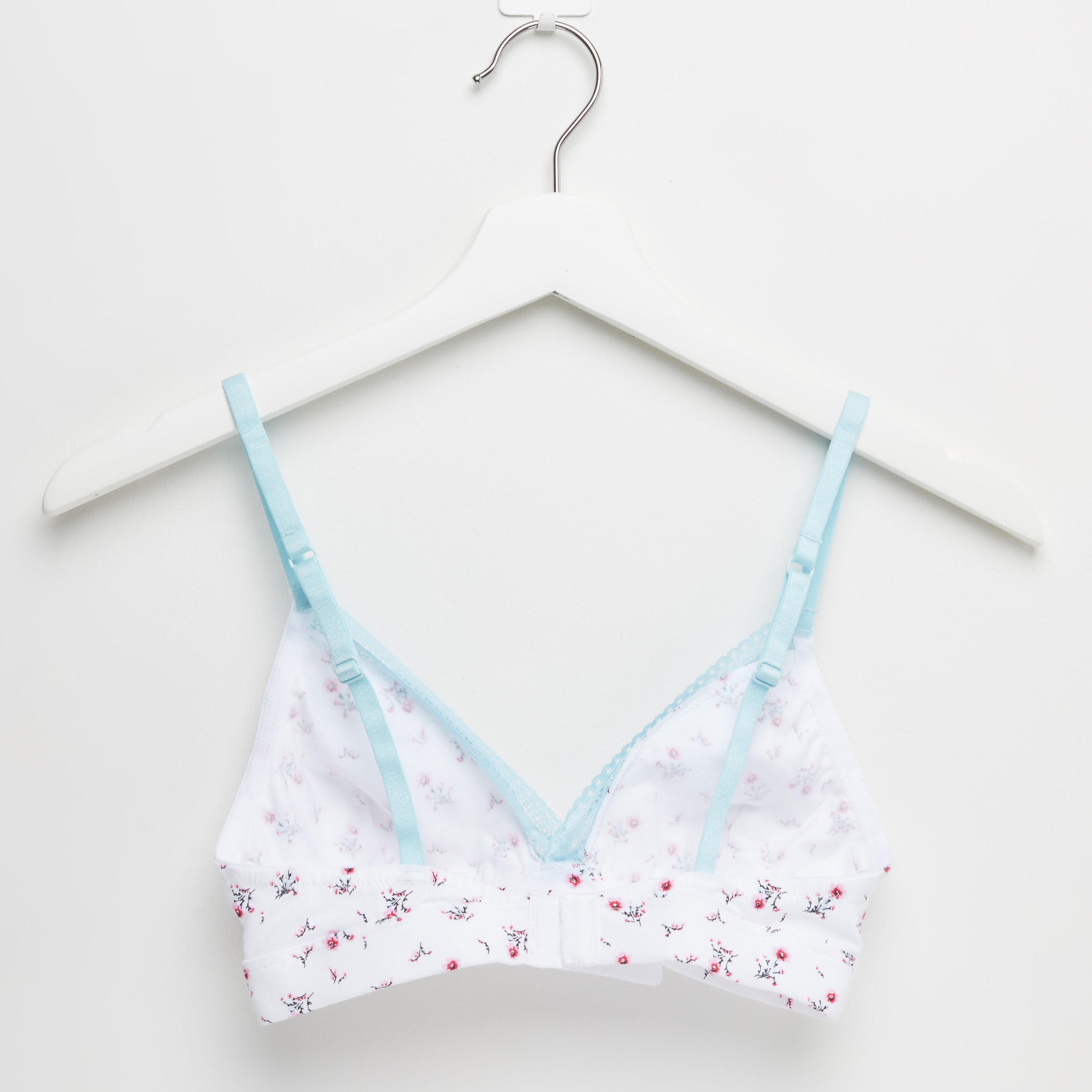 صدريّة بتفاصيل دانتيل ومشبك إغلاق ناعم - طقم من قطعتين-women-clothing-lingerie-bras-image-5