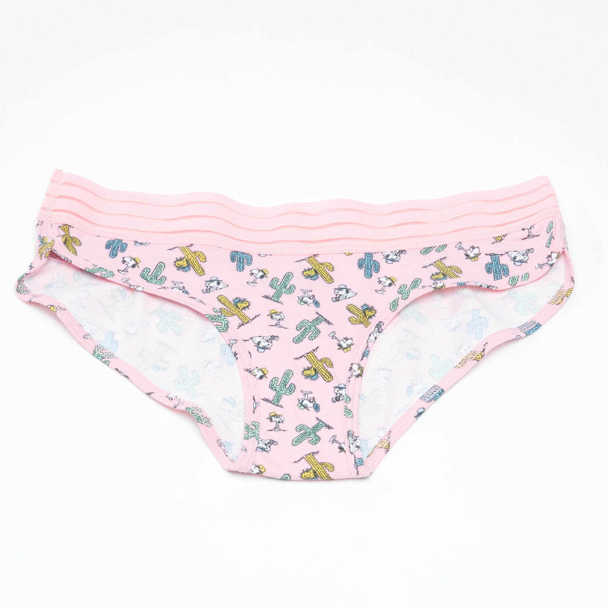 سراويل داخلية بخصر مطّاطي وطبعات سنوبي دوج - طقم من قطعتين-women-clothing-lingerie-panties-image-2