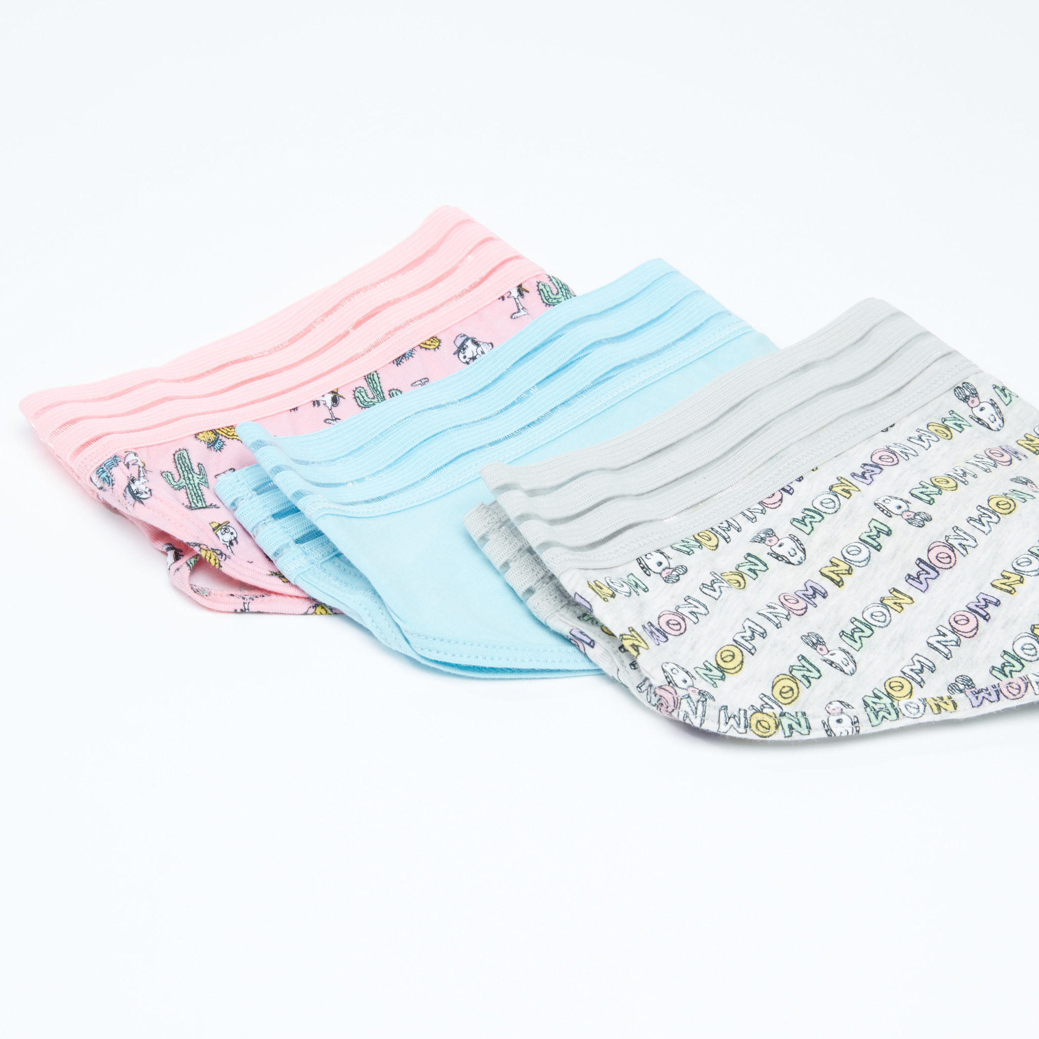 سراويل داخلية بخصر مطّاطي وطبعات سنوبي دوج - طقم من قطعتين-women-clothing-lingerie-panties-image-3