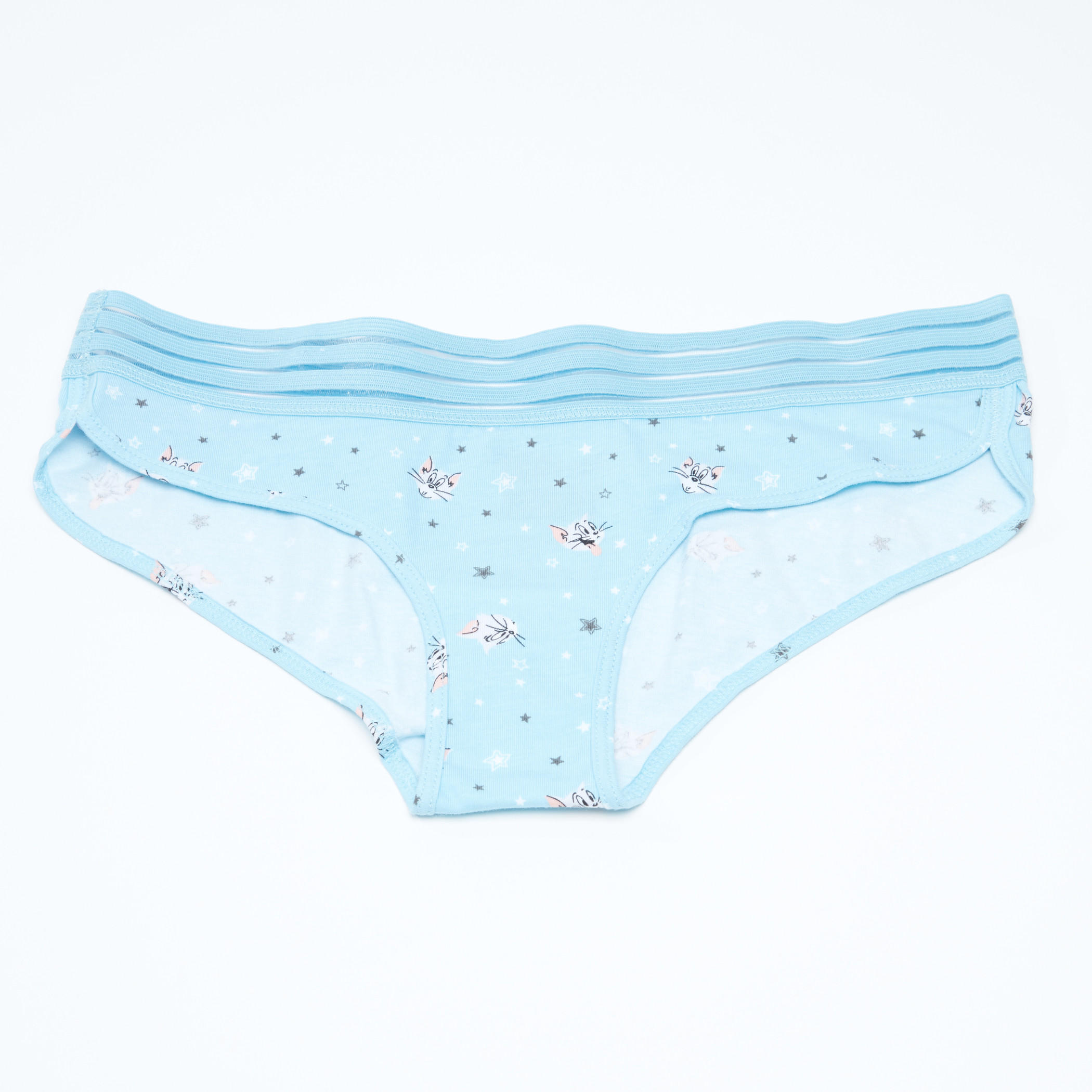 سراويل داخلية بخصر مطّاطي وطبعات توم أند جيري - طقم من 3 قطع-women-clothing-lingerie-panties-image-2