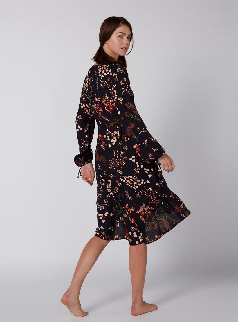 قميص نوم ميني بطبعات وياقة V وأكمام طويلة-women-clothing-nightwear-nighties-image-3