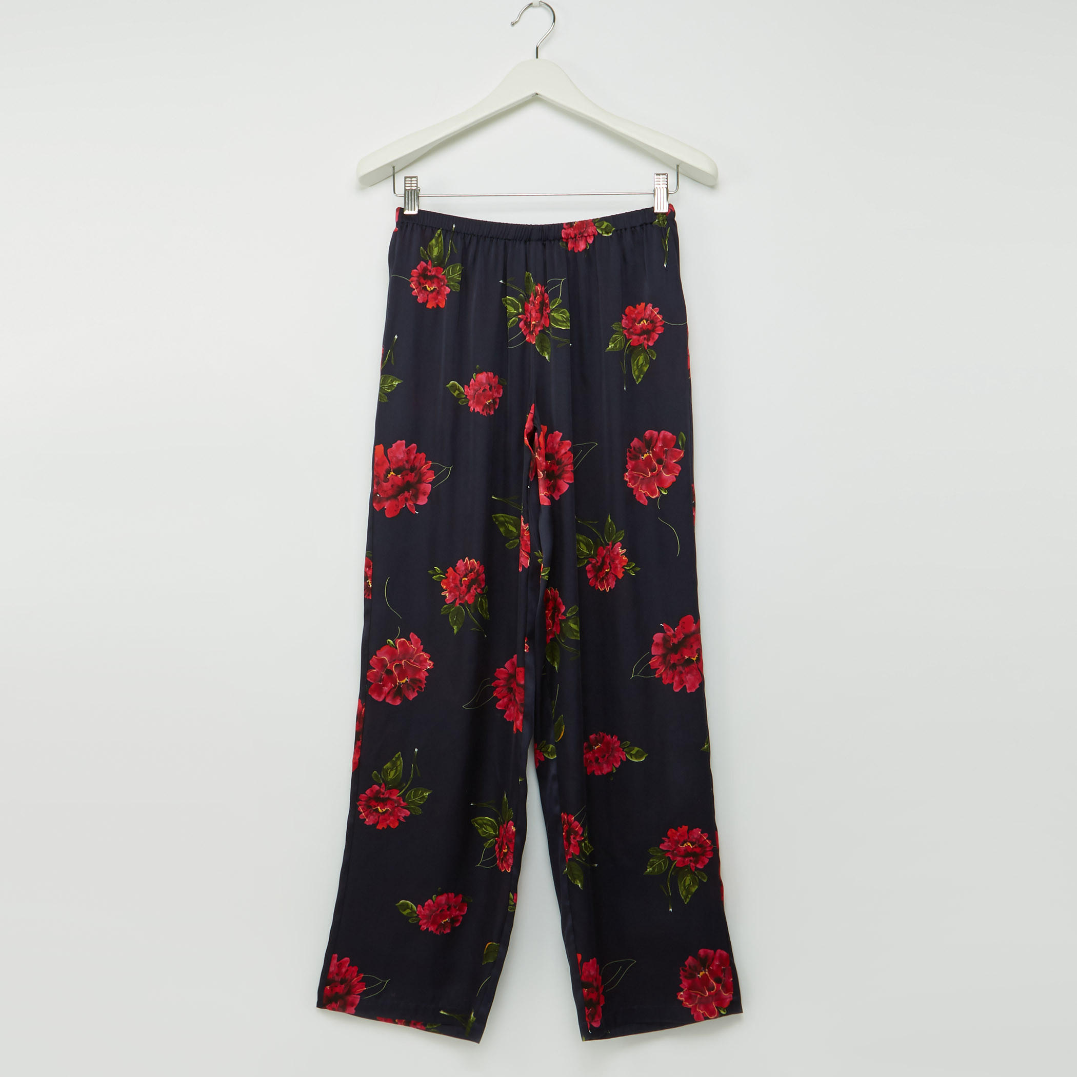 طقم بنطال بيجاما وبلوزة بحمّالات رفيعة وطبعات أزهار-women-clothing-nightwear-pyjamas-longsets-image-2