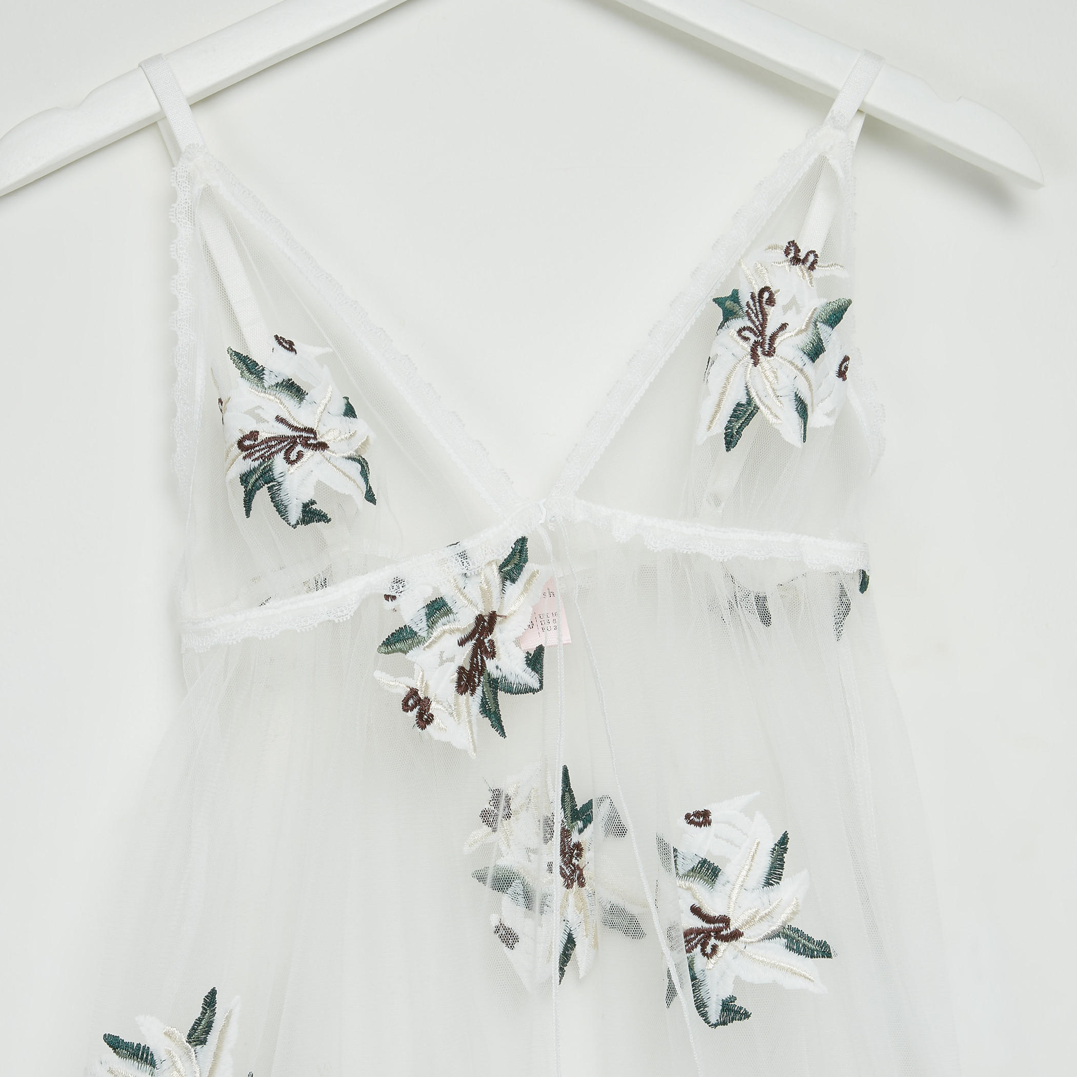 Printed V-Neck Sleeveless Sleep Dress-women-clothing-nightwear-nighties-image-3
