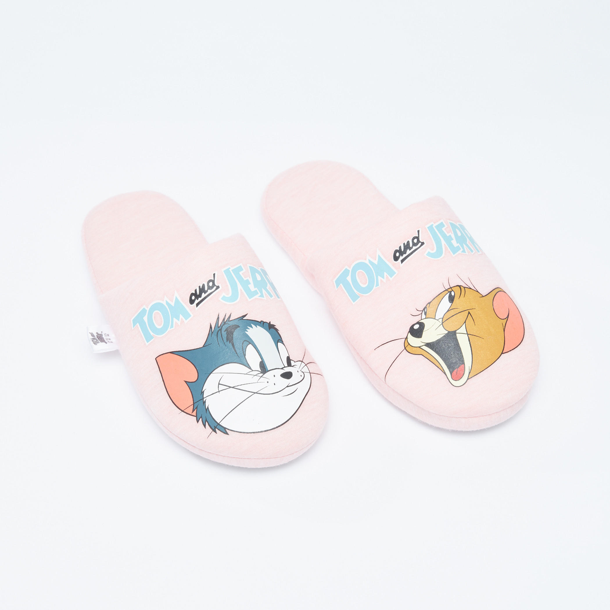 Tom and Jerry Printed Bedroom Slides-women-clothing-nightwear-bedroomslippers-image-1