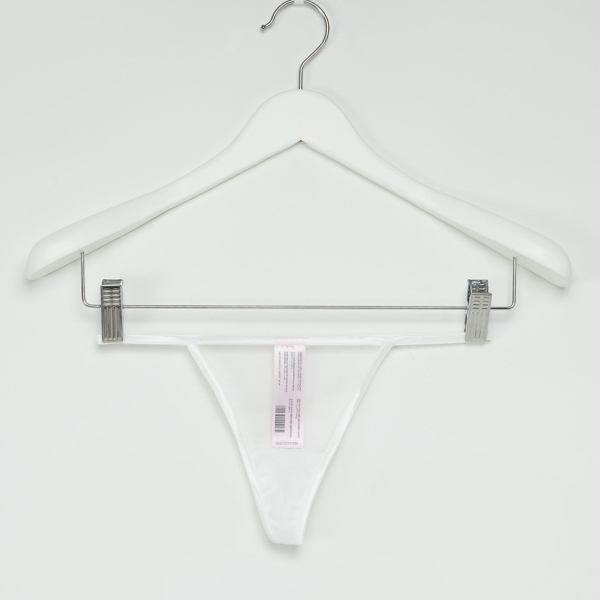قميص نوم بياقة V وتفاصيل دانتيل مع ثونج-women-clothing-nightwear-nighties-image-3