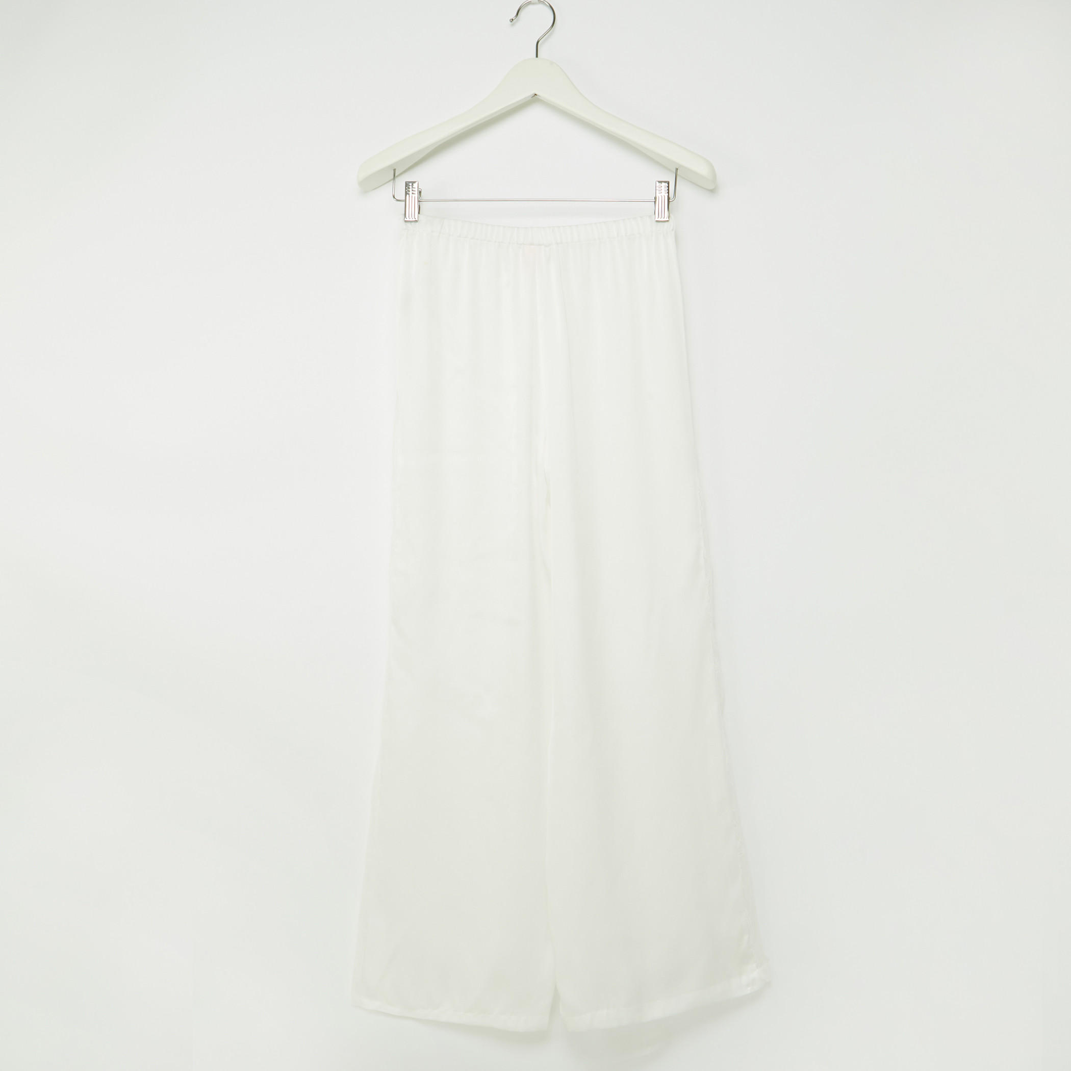 طقم بنطال وبلوزة دون أكمام بياقة V وفيونكة-women-clothing-nightwear-pyjamas-longsets-image-5