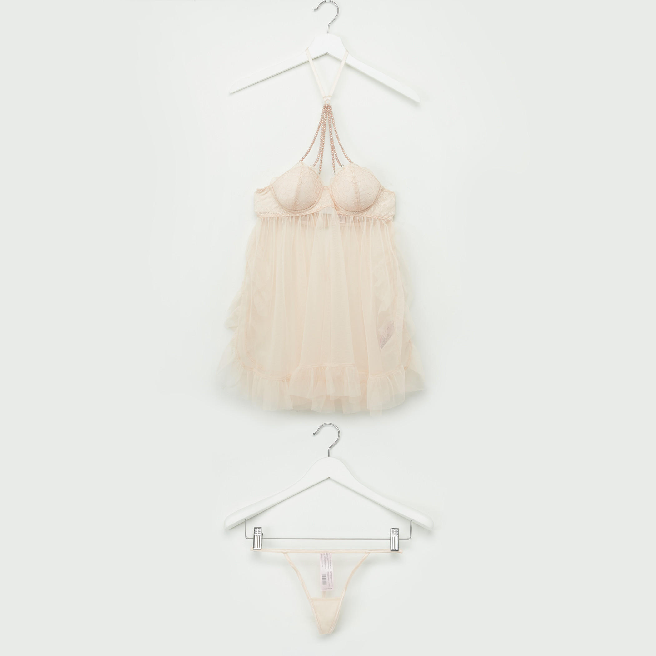 بيبي دول بتفاصيل دانتيل مع ثونج-women-clothing-lingerie-babydollsandbodysuits-image-1