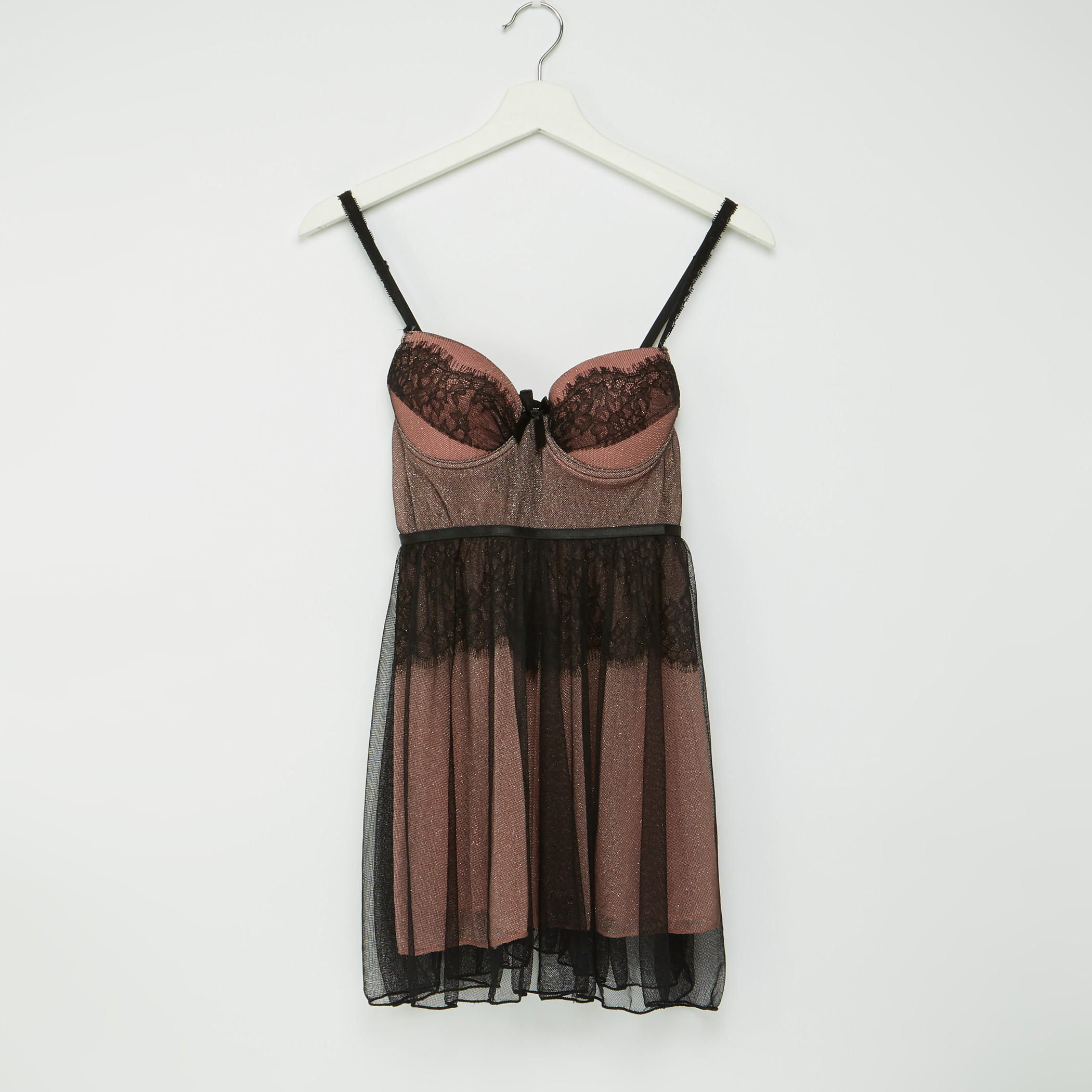 بيبي دول بتفاصيل دانتيل مع ثونج-women-clothing-lingerie-babydollsandbodysuits-image-2