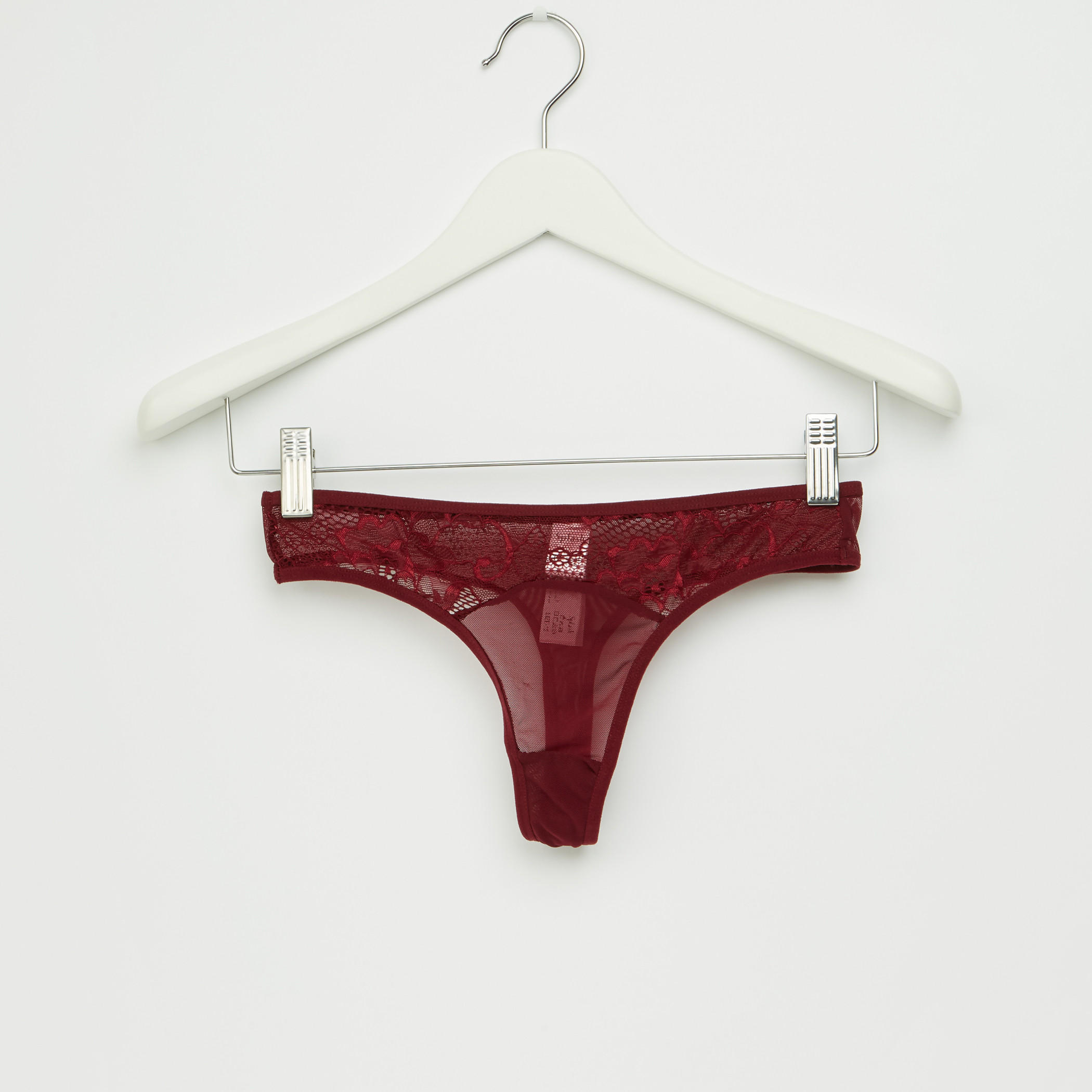 مشد بتفاصيل دانتيل مع سراويل-women-clothing-lingerie-lingeriesets-image-4