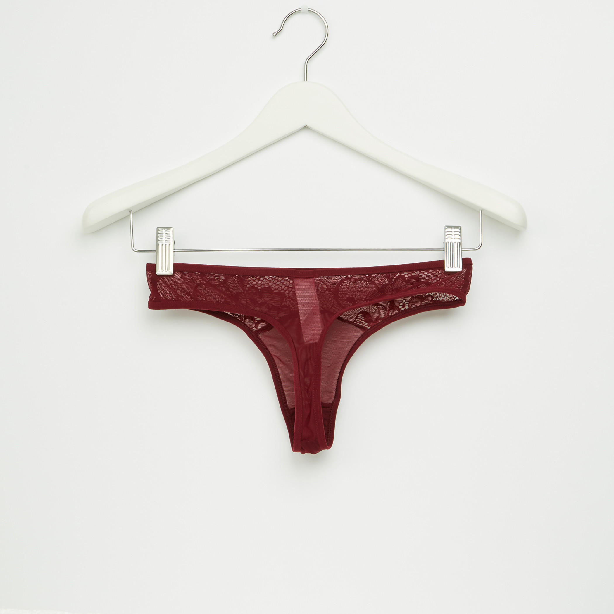 مشد بتفاصيل دانتيل مع سراويل-women-clothing-lingerie-lingeriesets-image-5