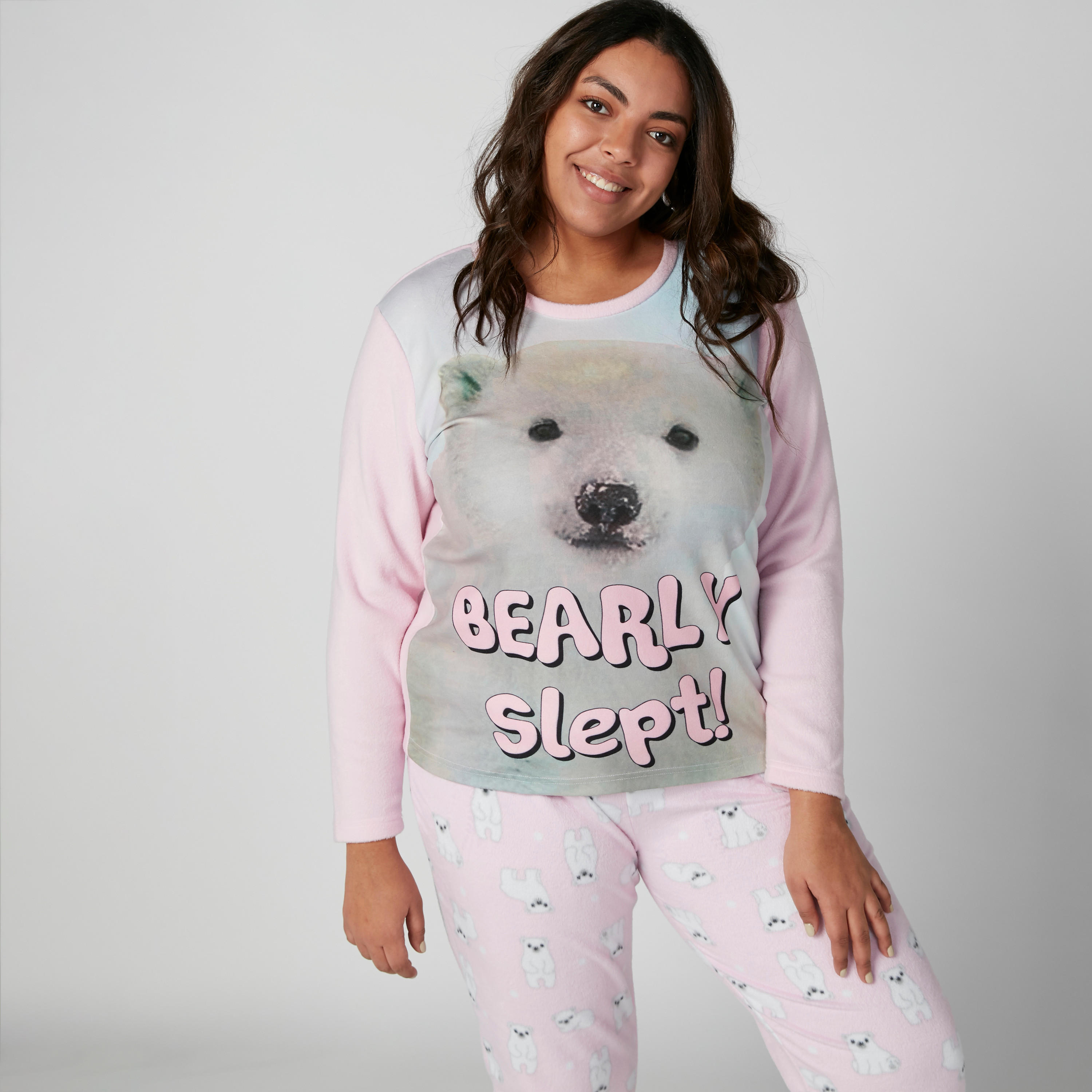 Printed Long Sleeves T-Shirt and Pyjama Set-women-clothing-nightwear-pyjamas-longsets-image-4