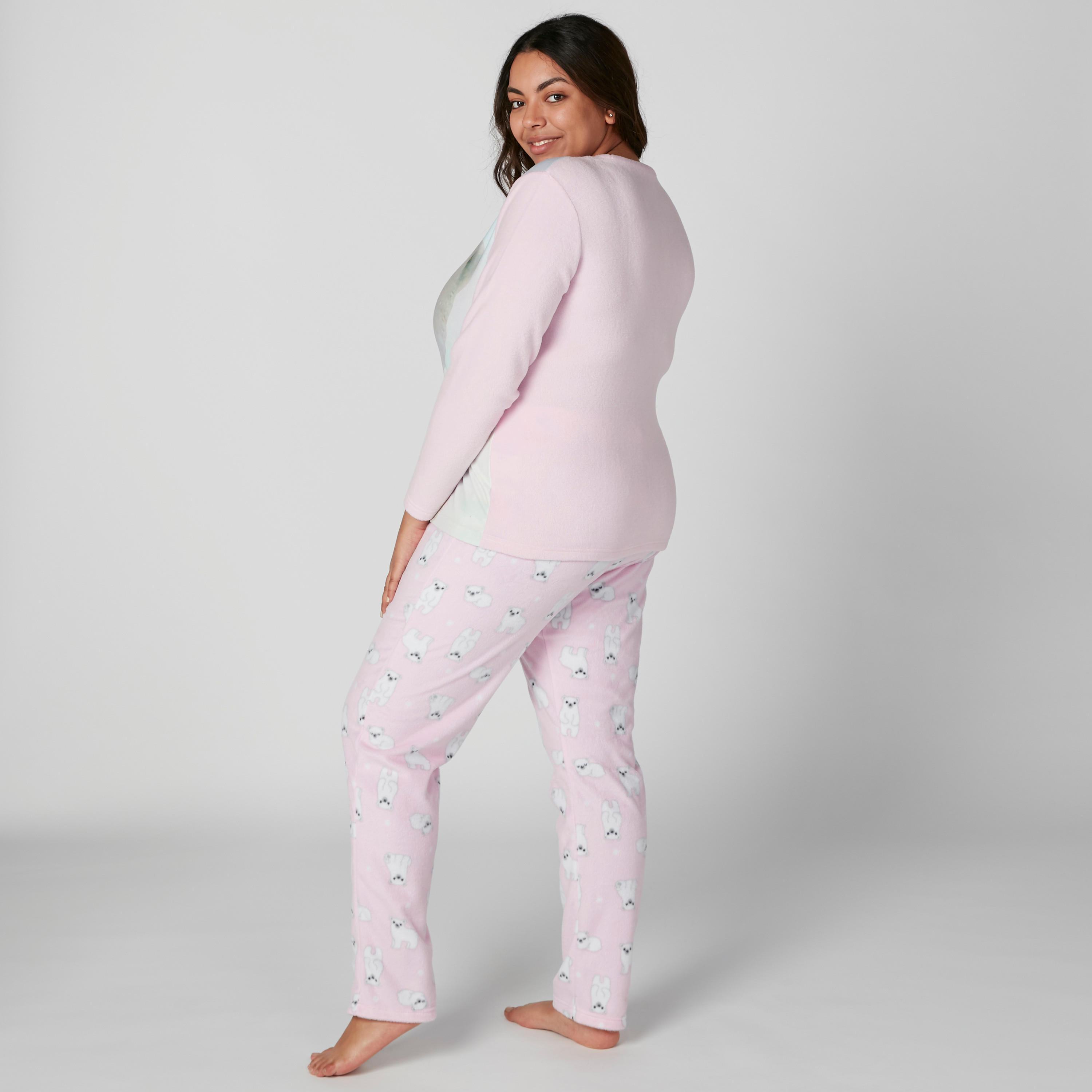 Printed Long Sleeves T-Shirt and Pyjama Set-women-clothing-nightwear-pyjamas-longsets-image-2