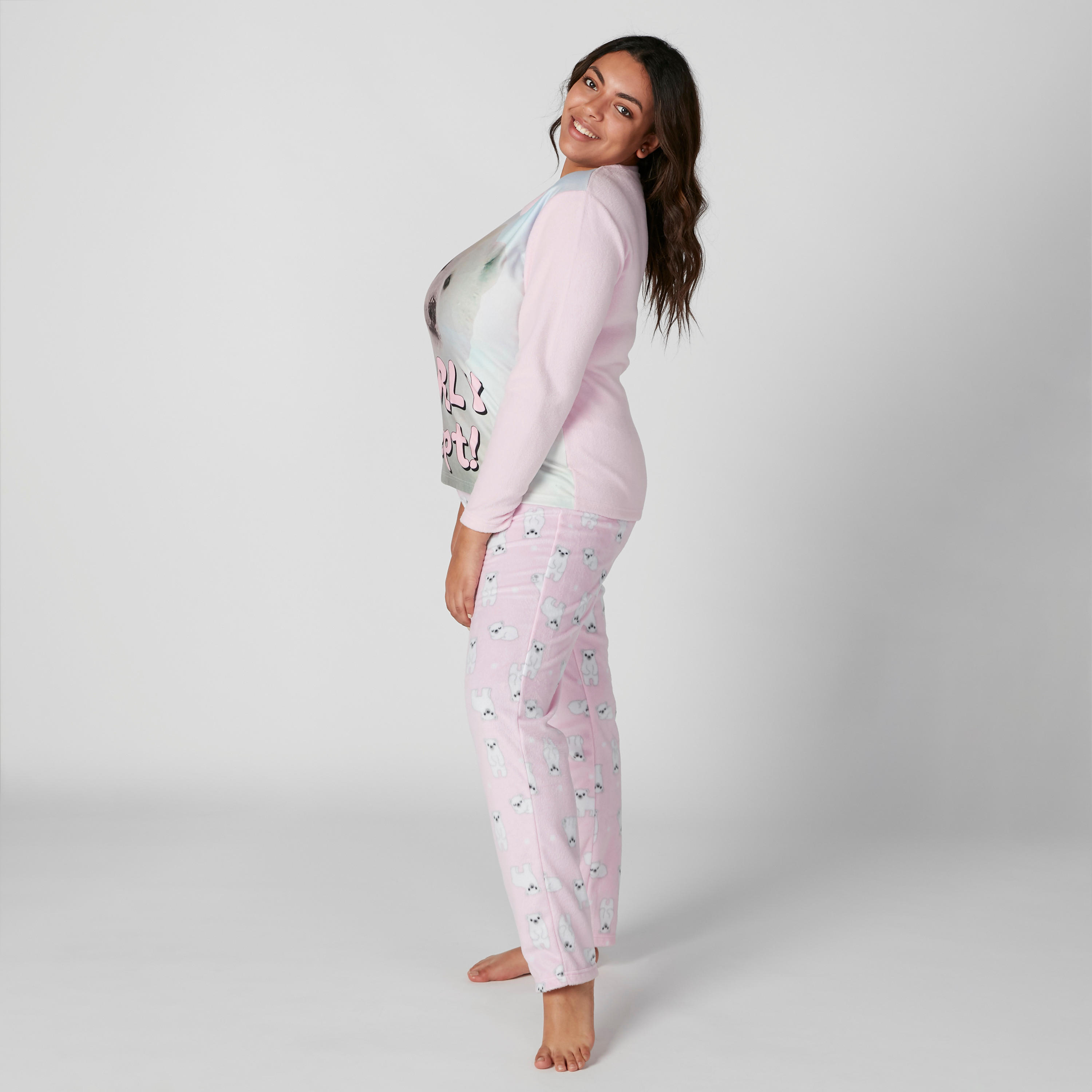 Printed Long Sleeves T-Shirt and Pyjama Set-women-clothing-nightwear-pyjamas-longsets-image-3