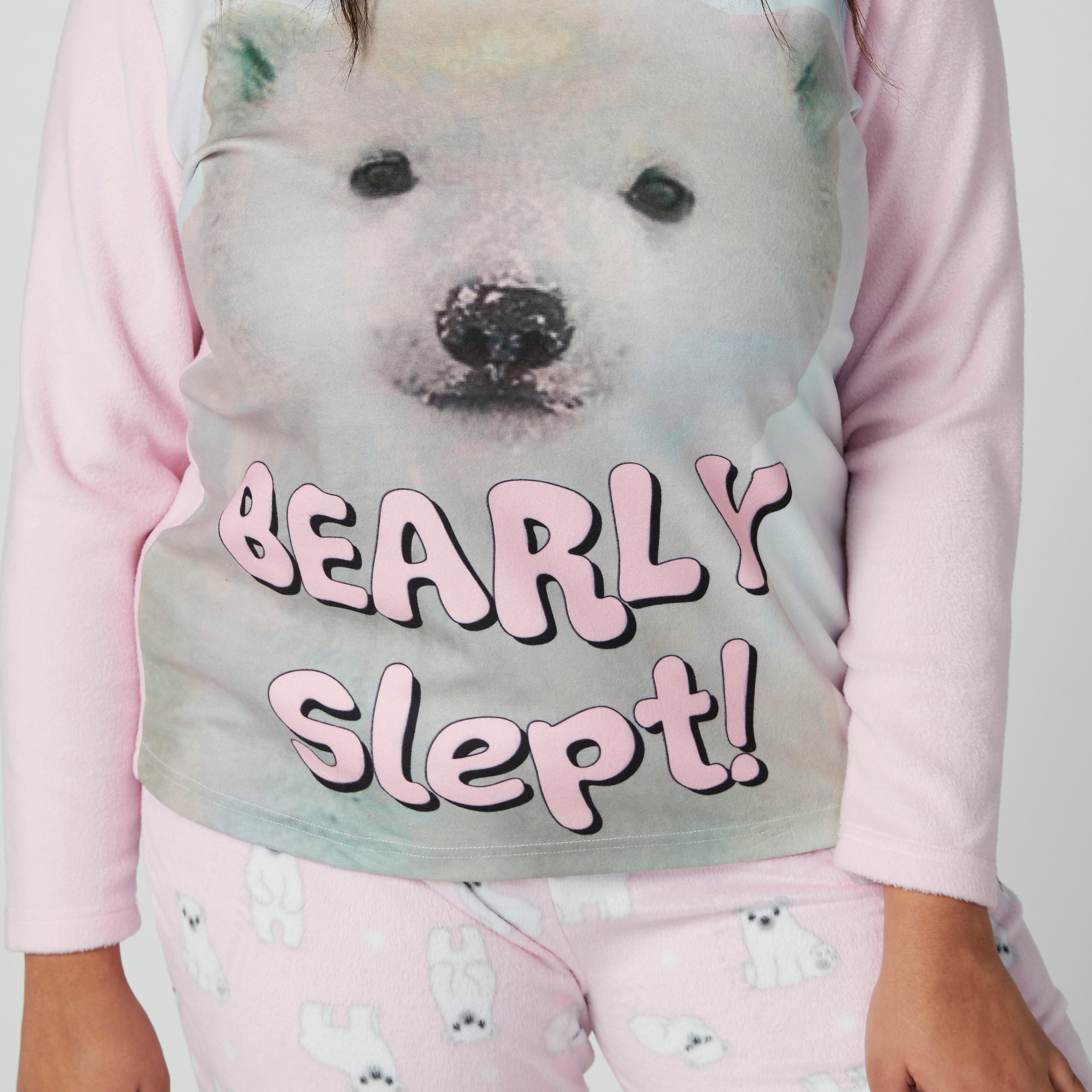Printed Long Sleeves T-Shirt and Pyjama Set-women-clothing-nightwear-pyjamas-longsets-image-5