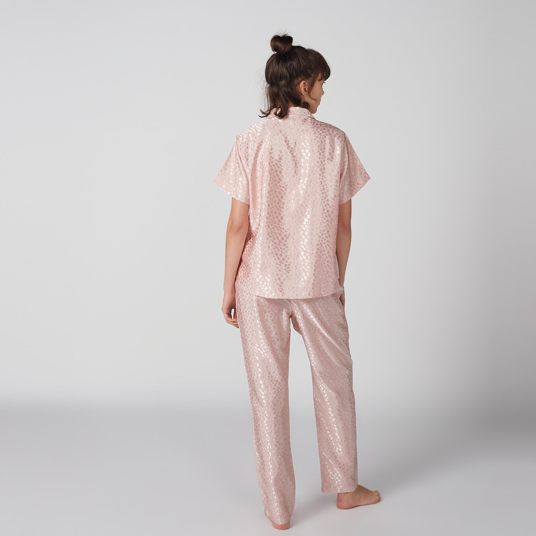 Textured Shirt and Pyjama Set-women-clothing-nightwear-pyjamas-longsets-image-4