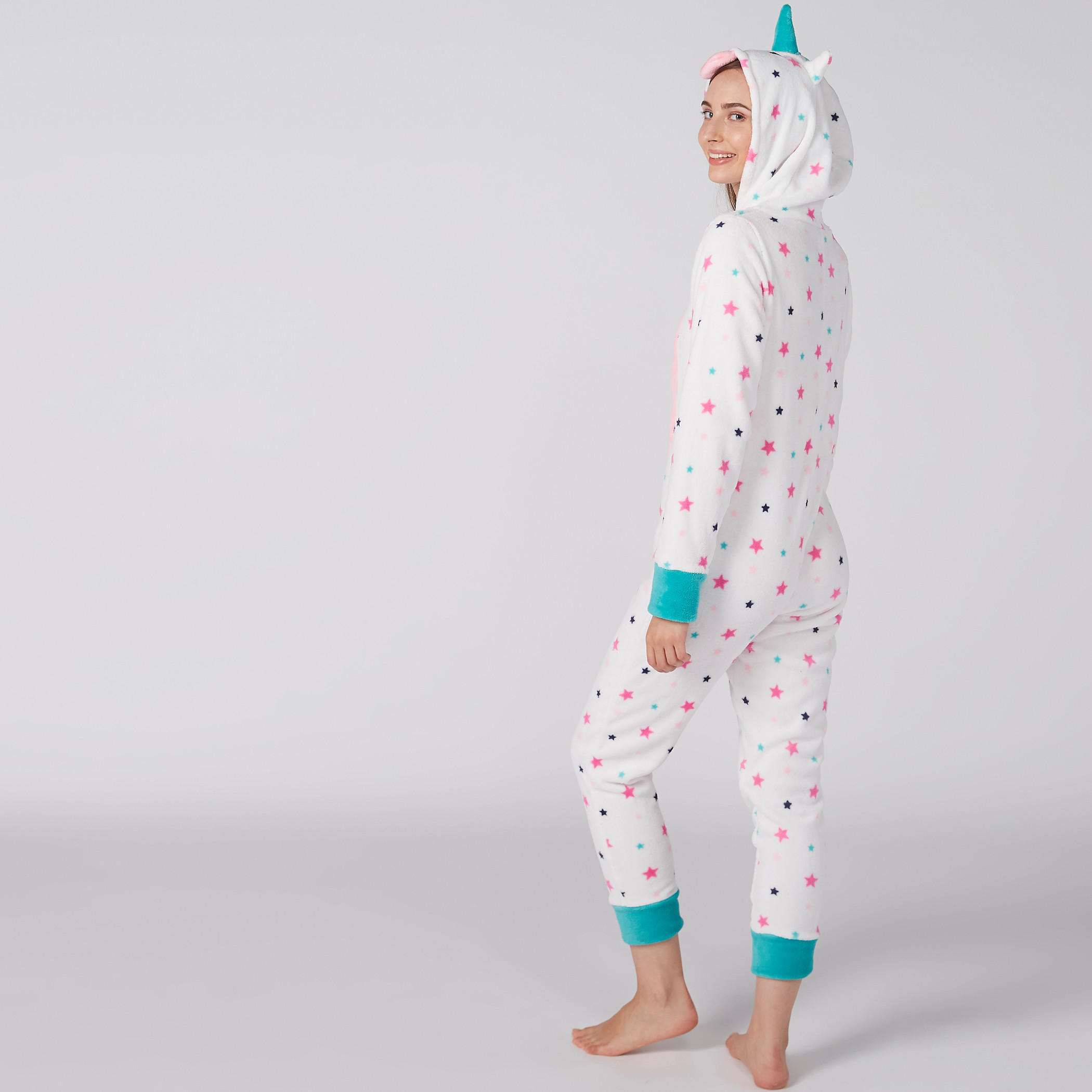 أفرول بقبّعة وسحّاب إغلاق وطبعات-women-clothing-nightwear-nighties-image-2