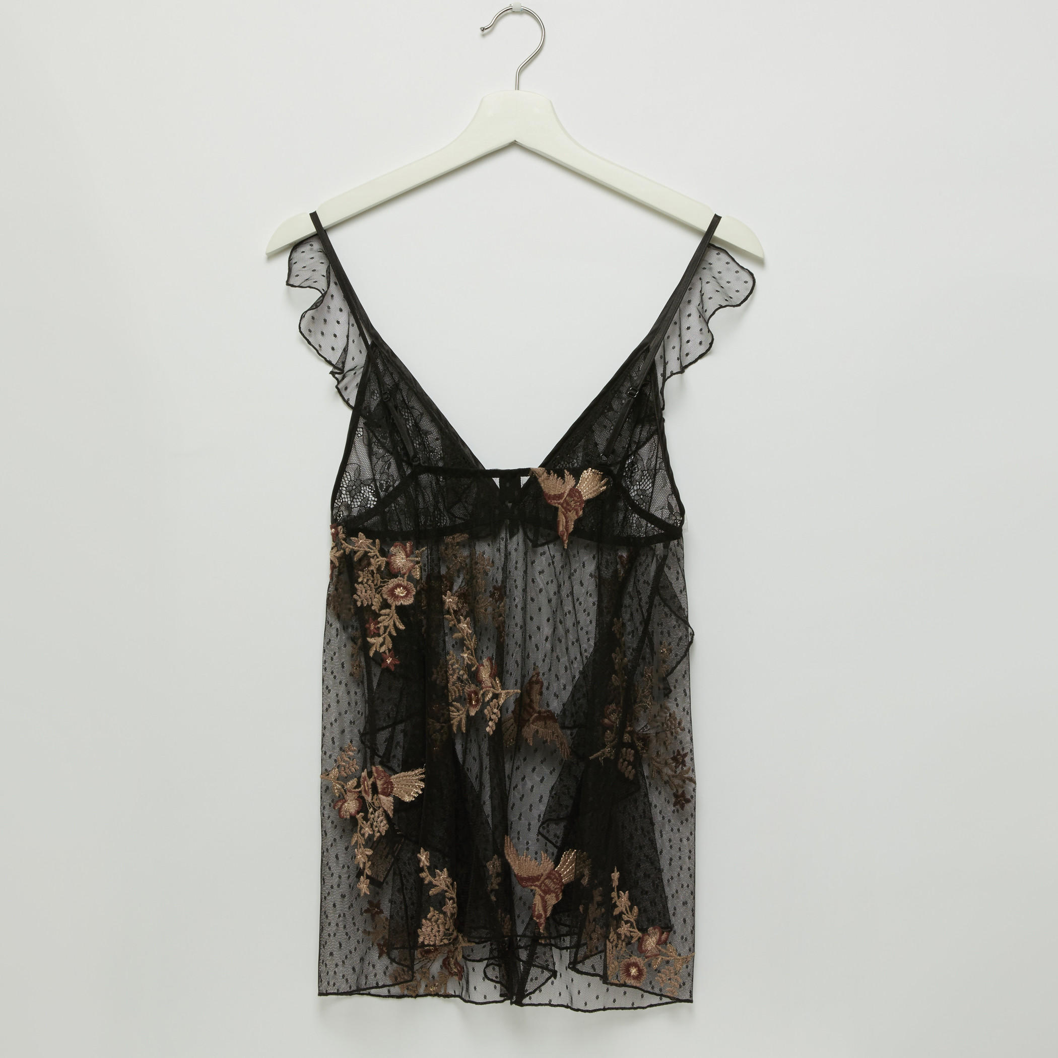 بيبي دول بتفاصيل دانتيل مع ثونج بتطريز-women-clothing-lingerie-babydollsandbodysuits-image-3
