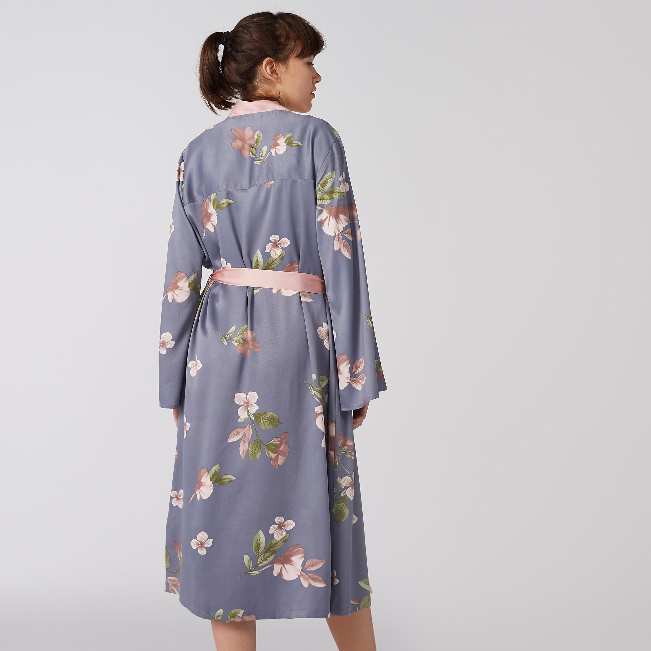 روب غرفة نوم برباط وطبعات أزهار-women-clothing-nightwear-pyjamas-longsets-image-3