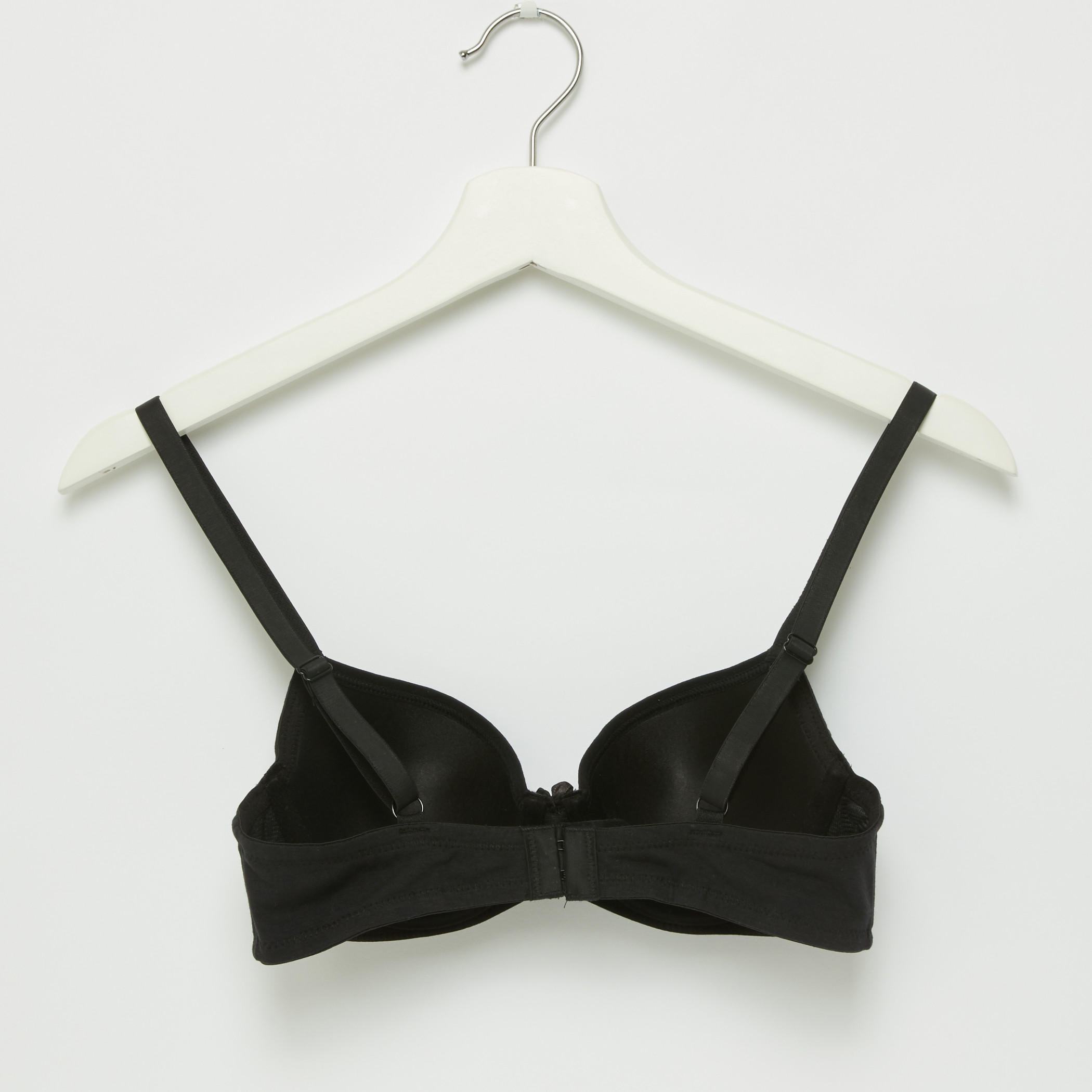 صدرية تيشيرت مبطنة بخطّافة إغلاق وفيونكة-women-clothing-lingerie-bras-image-2