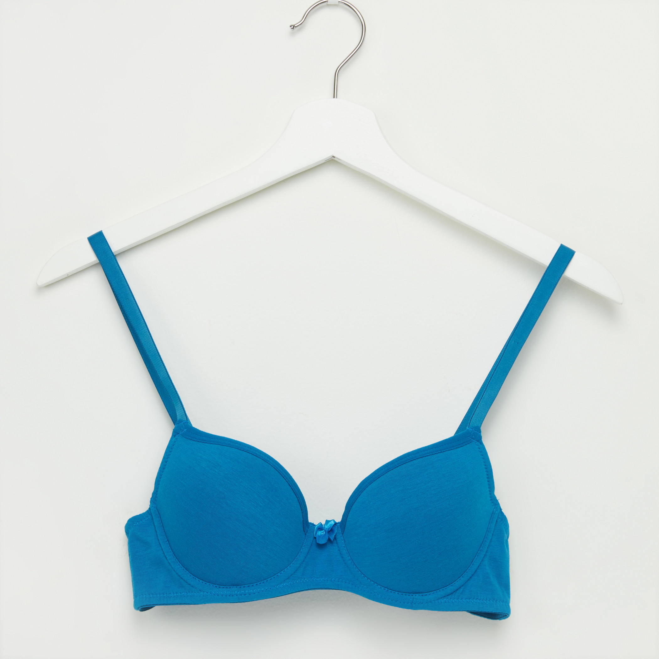 صدرية تيشيرت مبطنة بخطّافة إغلاق وفيونكة-women-clothing-lingerie-bras-image-1