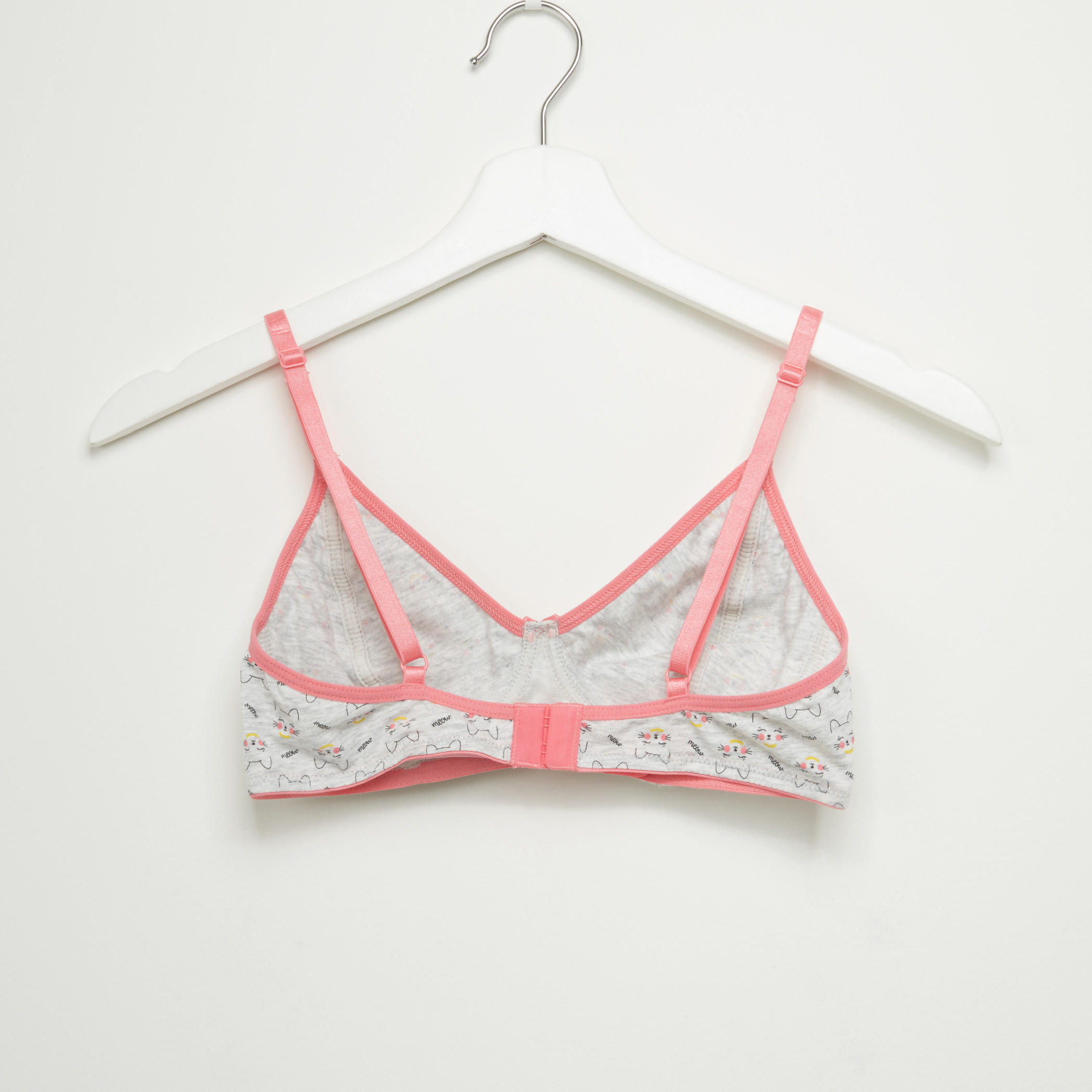 صدريّة بمشبك إغلاق ناعم وفيونكة - طقم من قطعتين-women-clothing-lingerie-bras-image-3