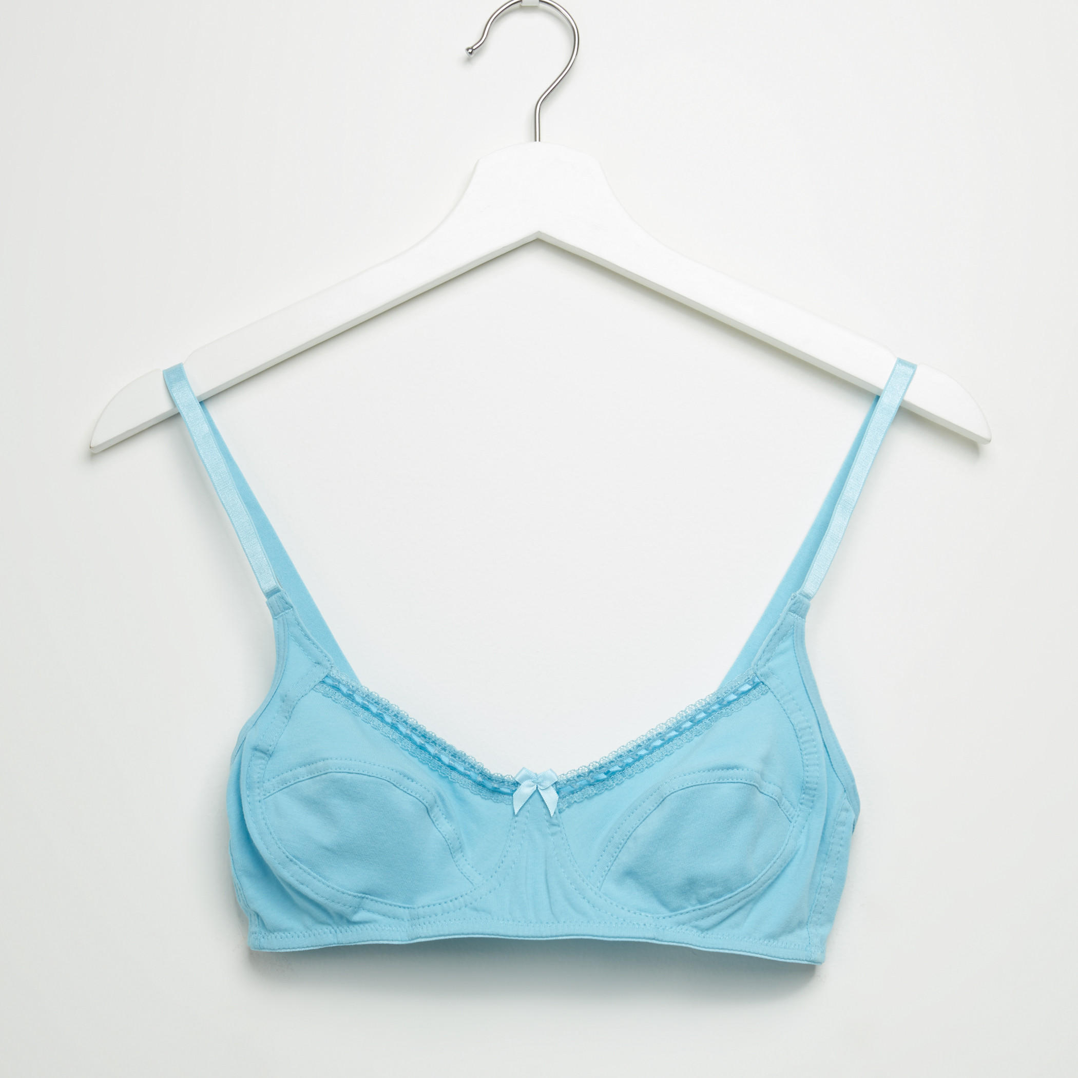 صدريّة بمشبك إغلاق وتفاصيل دانتيل - طقم من قطعتين متنوعتين-women-clothing-lingerie-bras-image-4