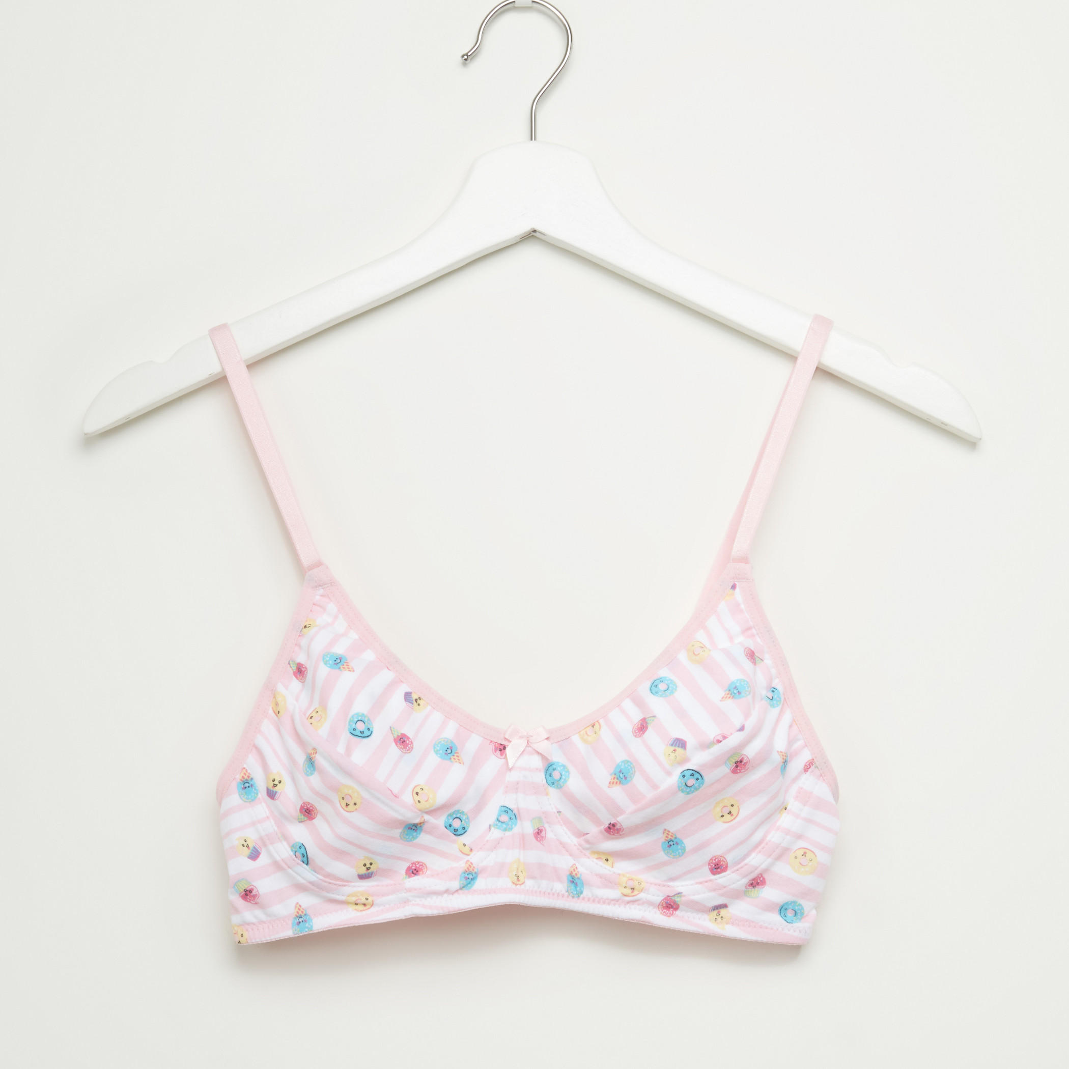 صدريّة بتفاصيل فيونكة ومشبك إغلاق - طقم من قطعتين-women-clothing-lingerie-bras-image-2