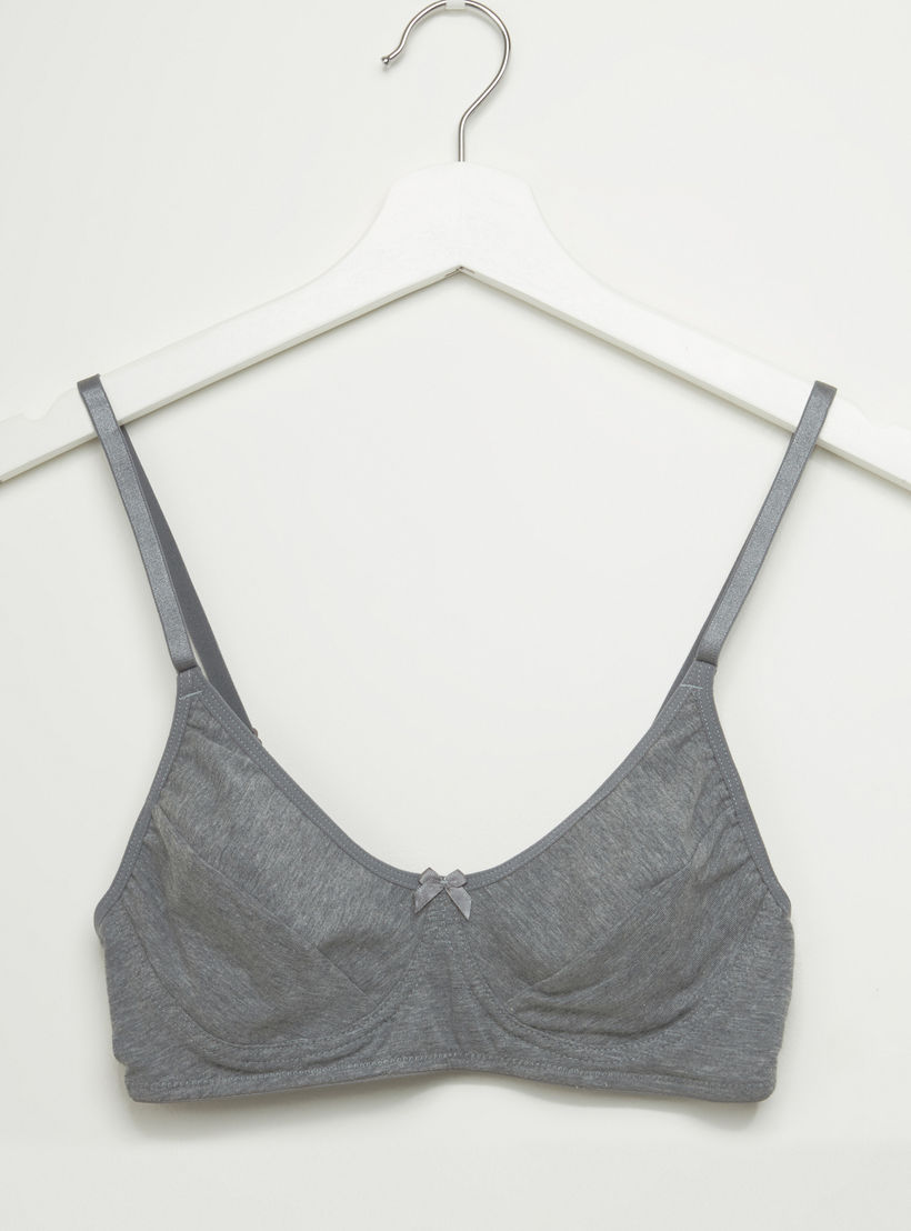 صدريّة بتفاصيل فيونكة ومشبك إغلاق - طقم من قطعتين-women-clothing-lingerie-bras-image-4