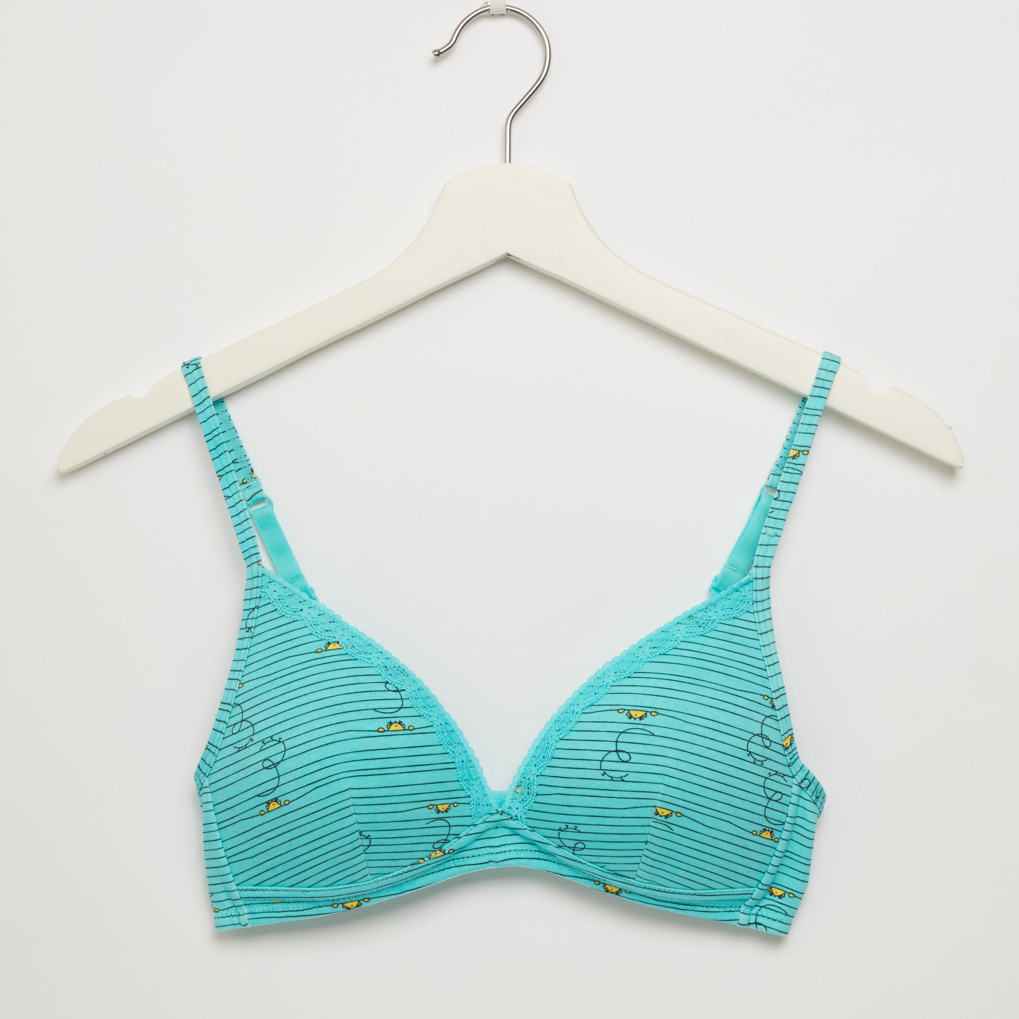 Assorted Padded T-Shirt Bra with Hook and Eye Closure - Set of 2-women-clothing-lingerie-bras-image-2