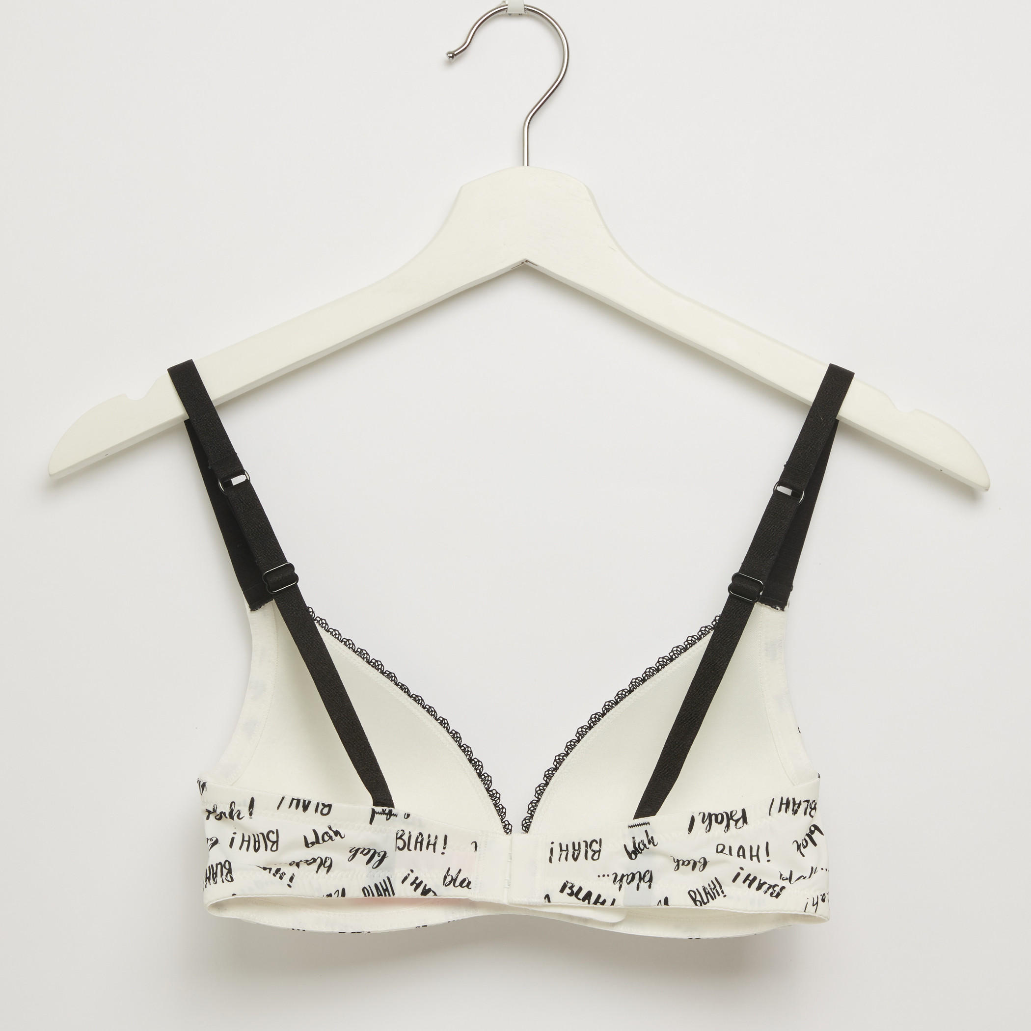 صدريّة تيشيرت مبطّنة بمشبك إغلاق ناعم - طقم من قطعتين-women-clothing-lingerie-bras-image-5