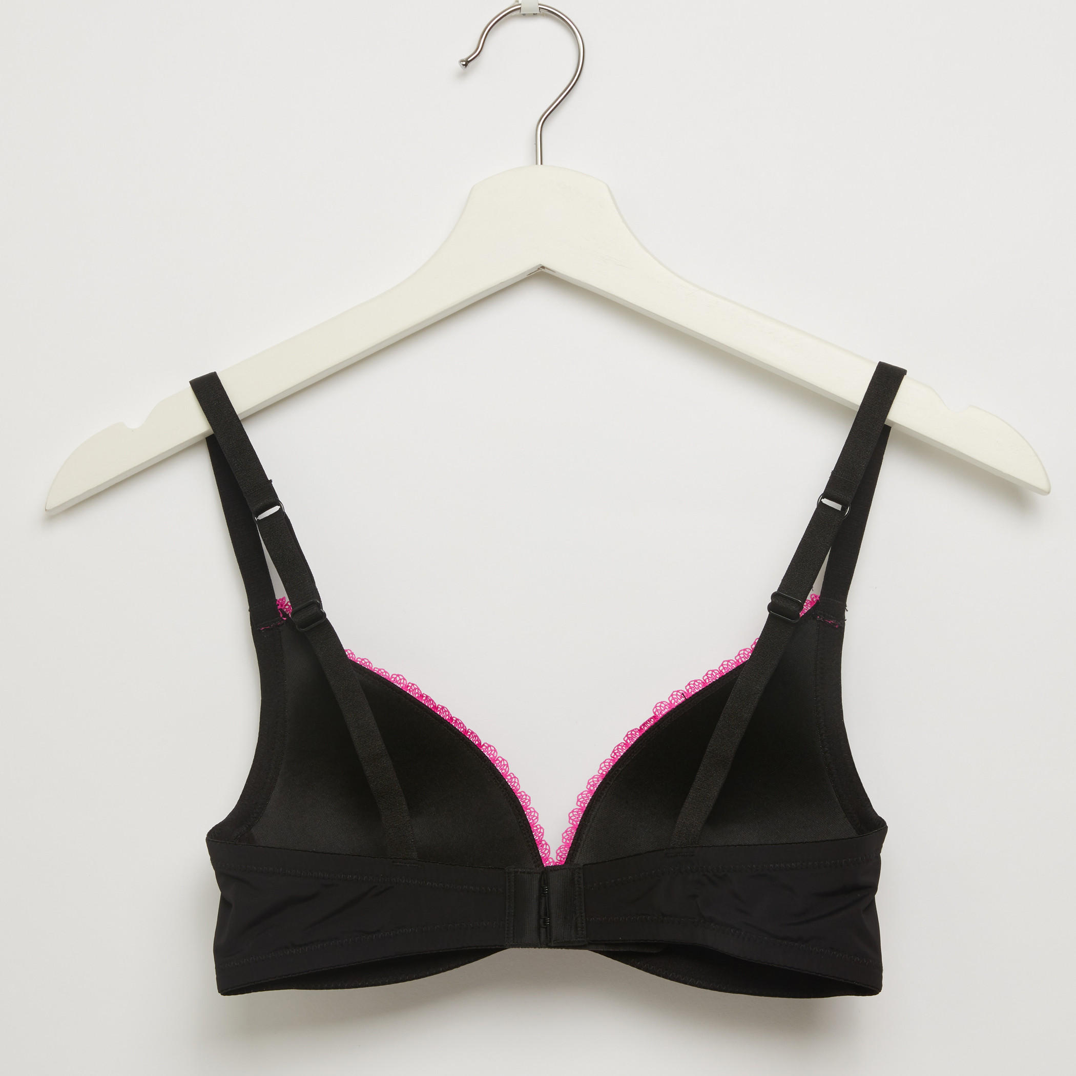 صدريّة تيشيرت مبطّنة بمشبك إغلاق ناعم - طقم من قطعتين-women-clothing-lingerie-bras-image-5