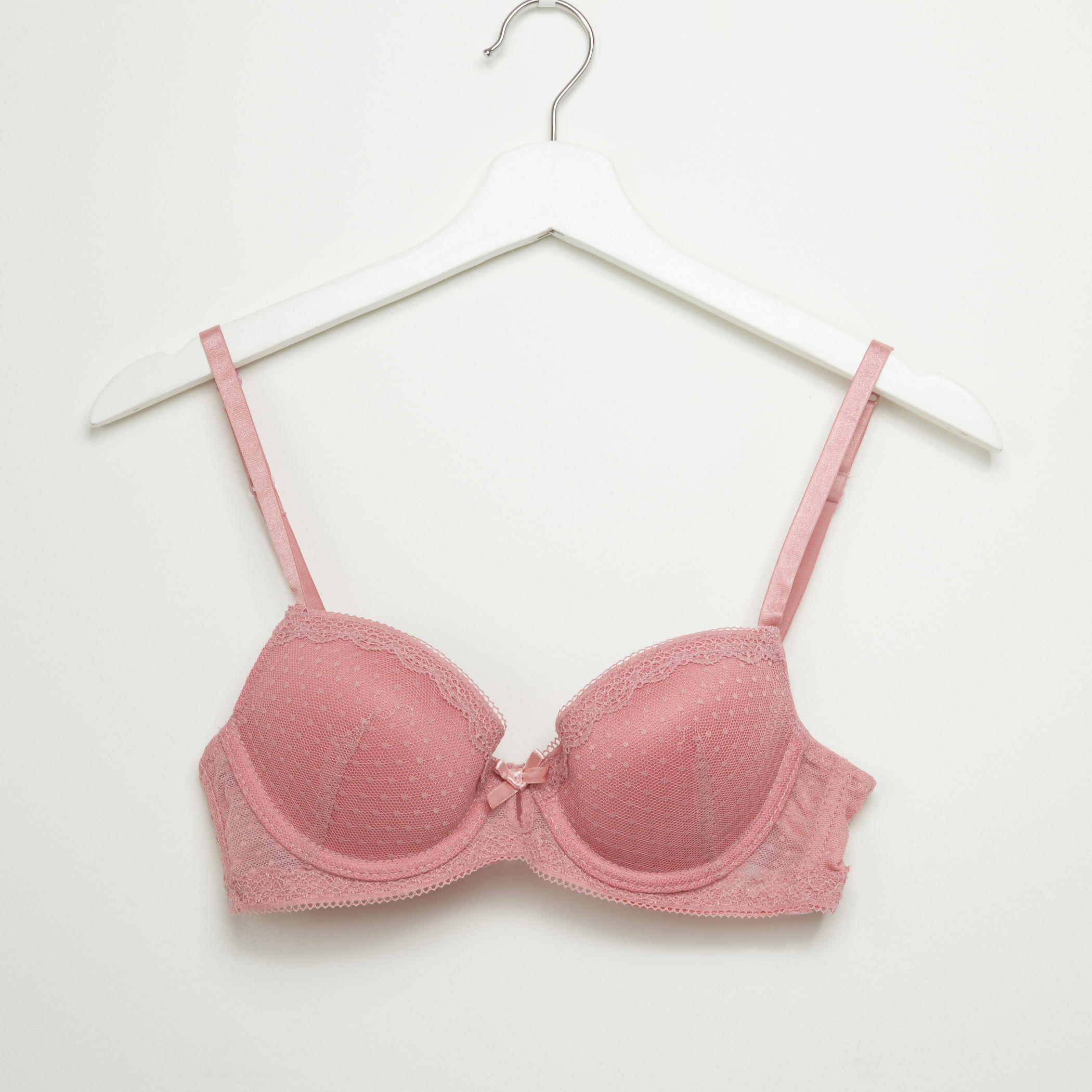 صدرية مبطنة بتفاصيل دانتيل ومشبك إغلاق-women-clothing-lingerie-bras-image-1