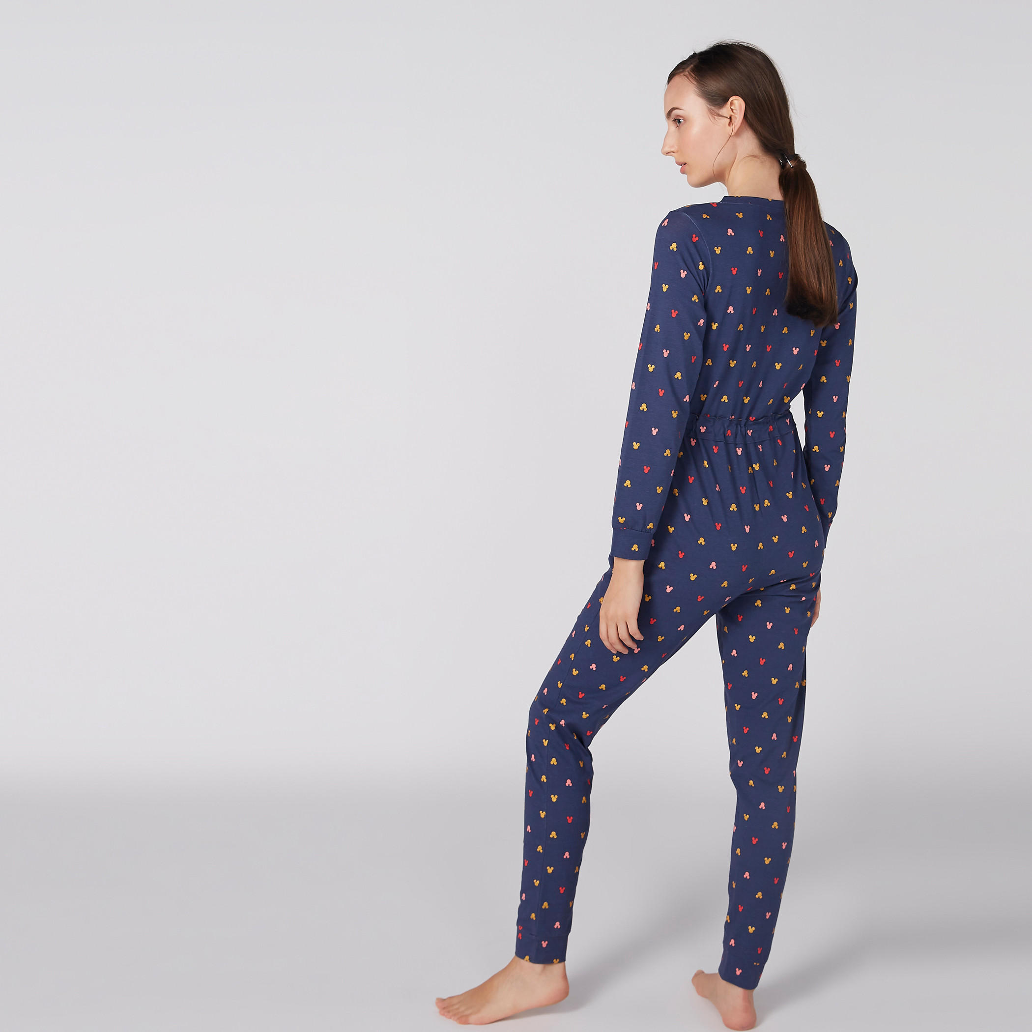 أفرول بأكمام طويلة وأربطة وطبعات ميكي ماوس-women-clothing-nightwear-nighties-image-4