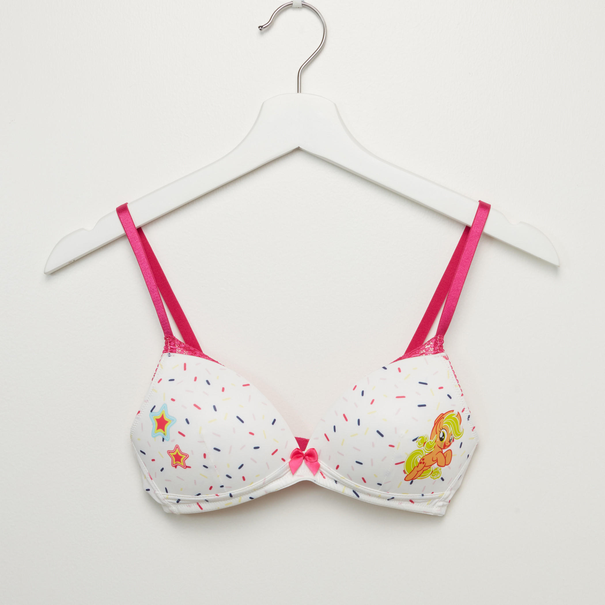 صدرية مبطنة بطبعات ليتل بوني مع سروال بتفاصيل دانتيل-women-clothing-lingerie-lingeriesets-image-2