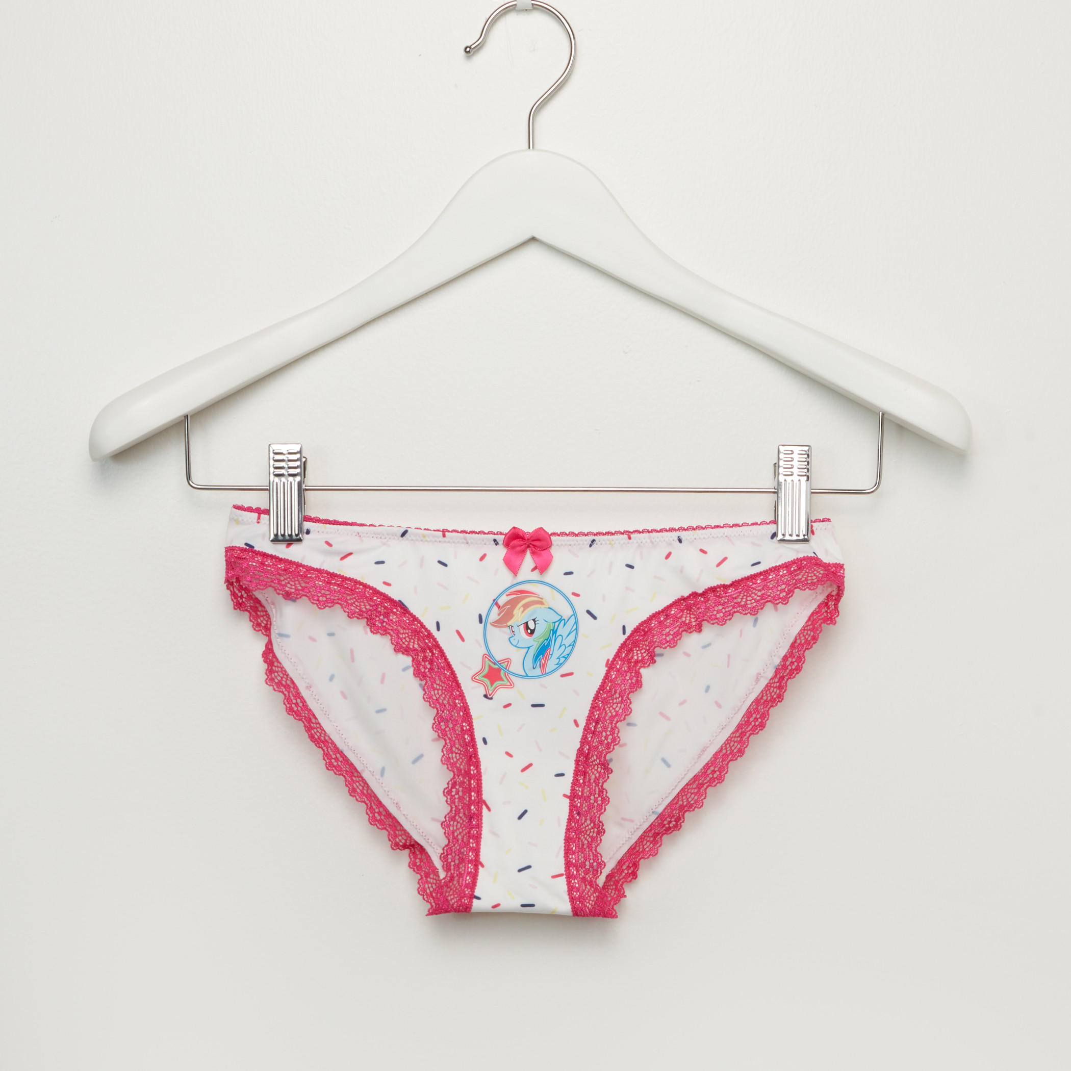 صدرية مبطنة بطبعات ليتل بوني مع سروال بتفاصيل دانتيل-women-clothing-lingerie-lingeriesets-image-4