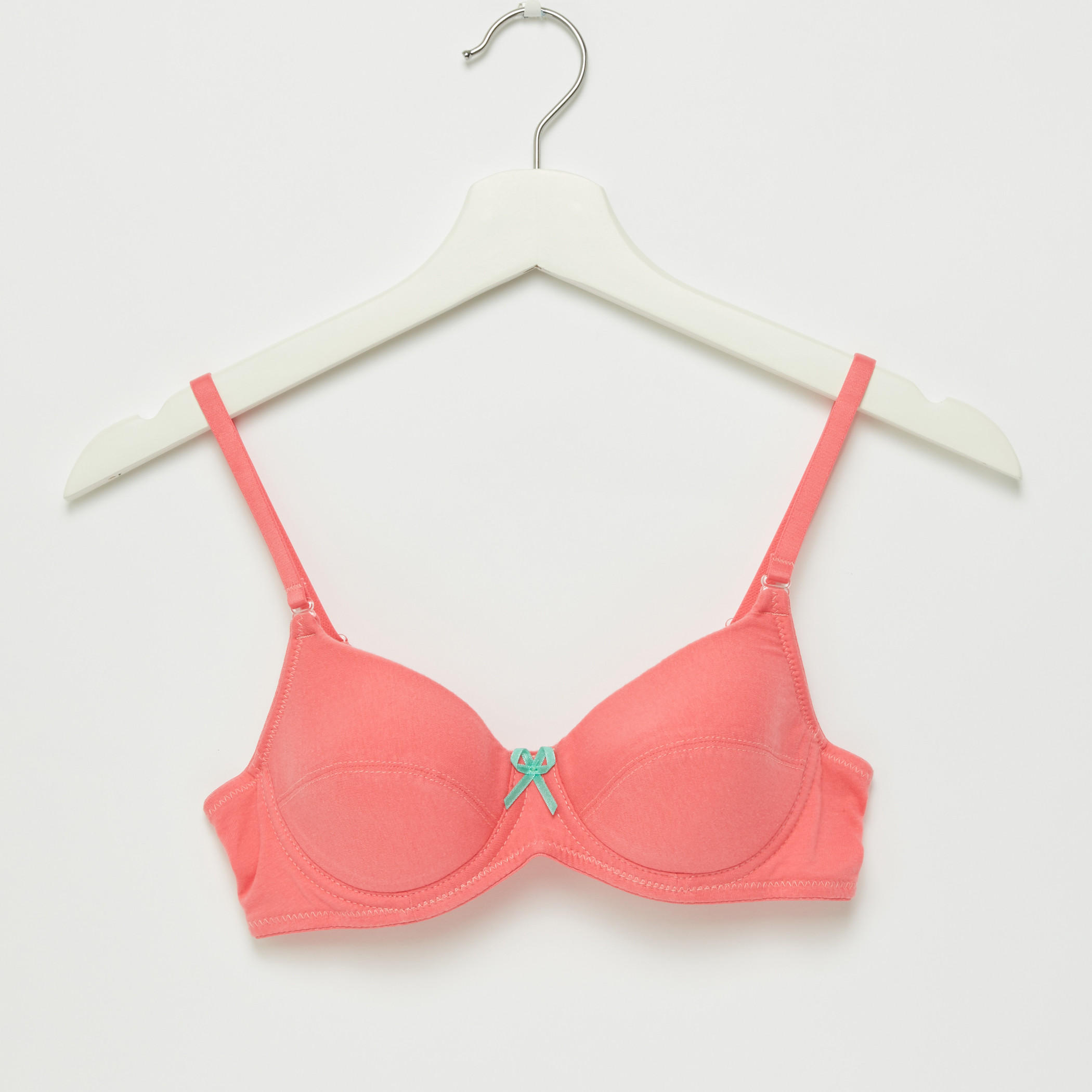 صدرية تيشيرت بخطّافة إغلاق وفيونكة وطبعات-women-clothing-lingerie-bras-image-4