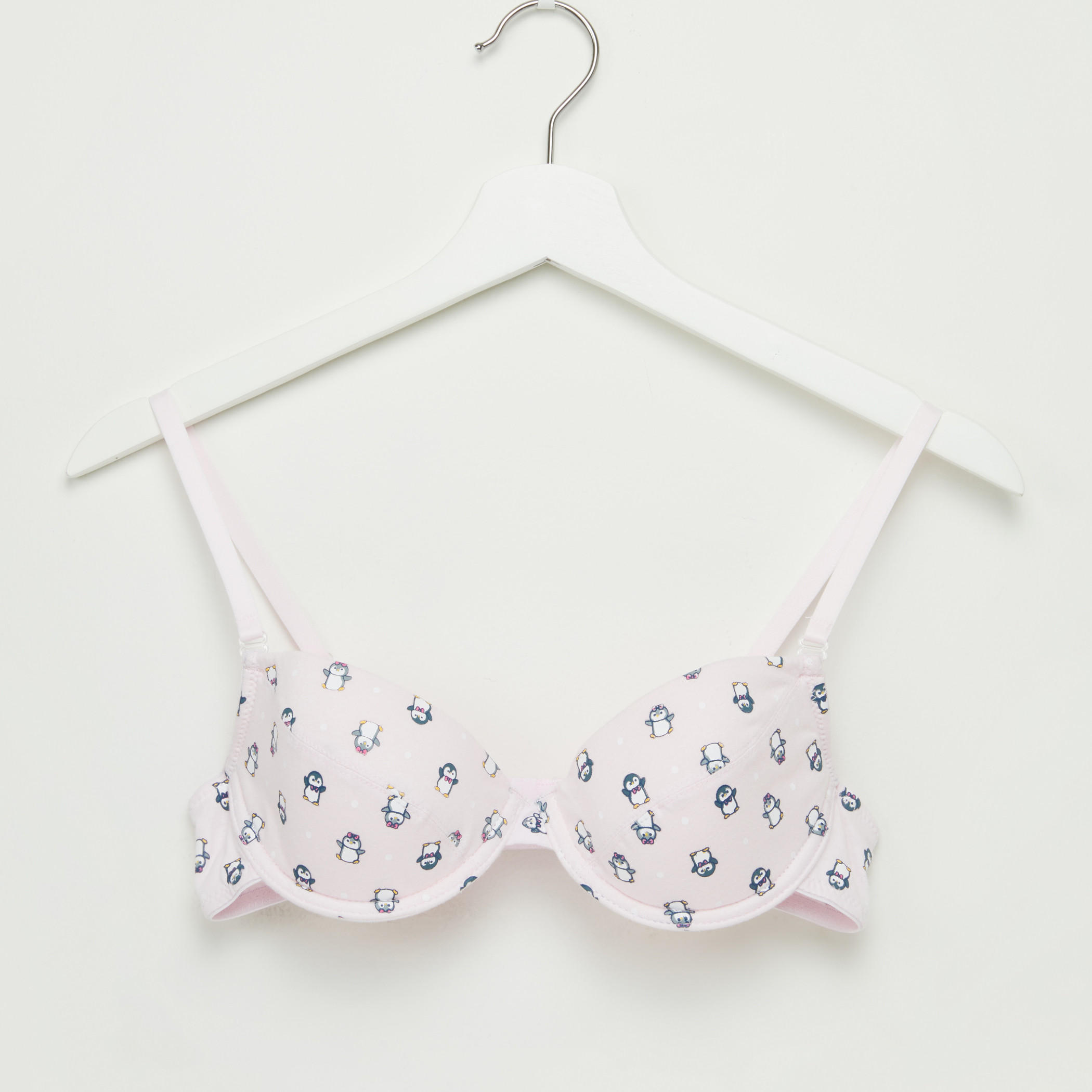 صدريّة تيشيرت مبطّنة بمشبك إغلاق ناعم - طقم من قطعتين-women-clothing-lingerie-bras-image-4
