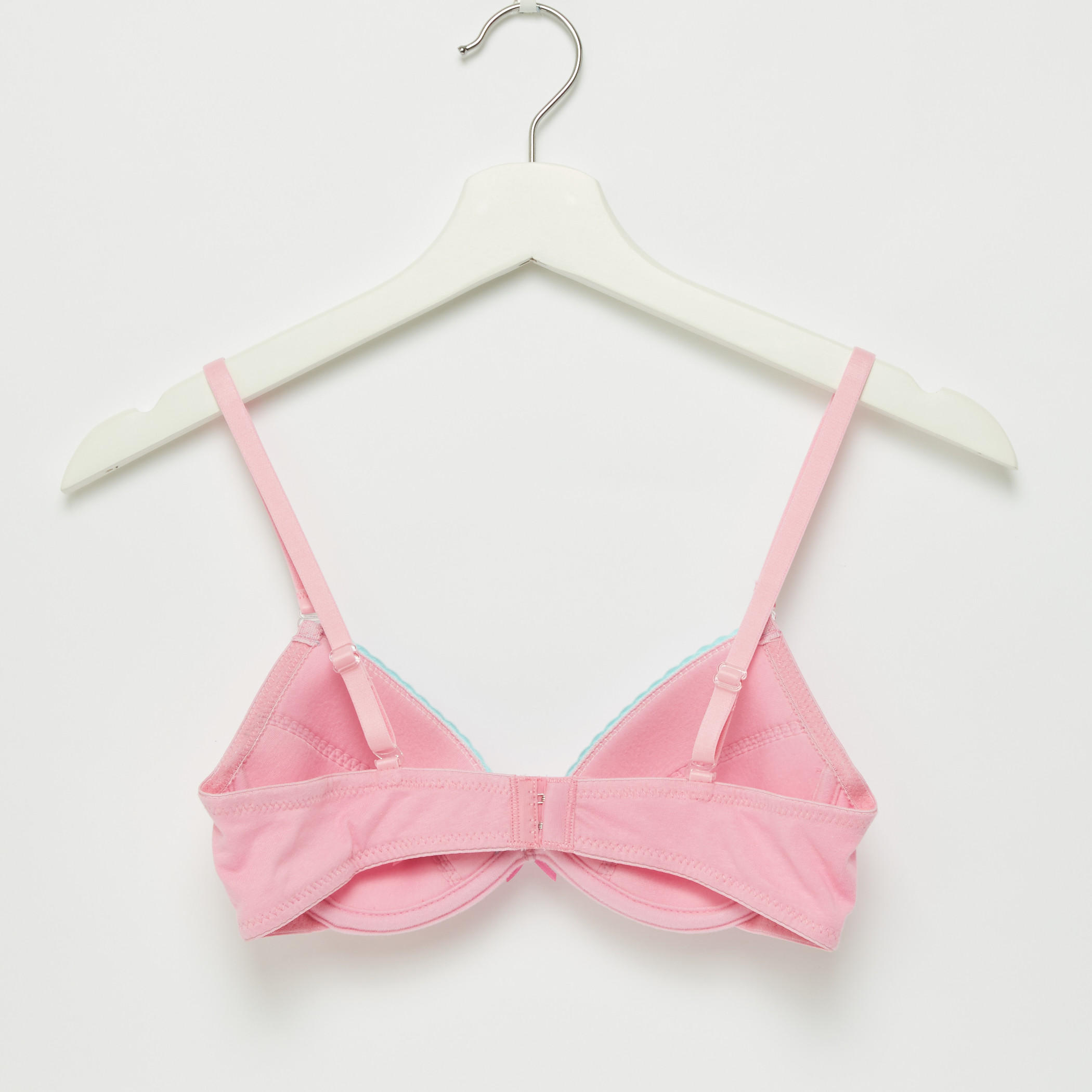 صدريّة تيشيرت مبطّنة بمشبك إغلاق ناعم - طقم من قطعتين-women-clothing-lingerie-bras-image-3
