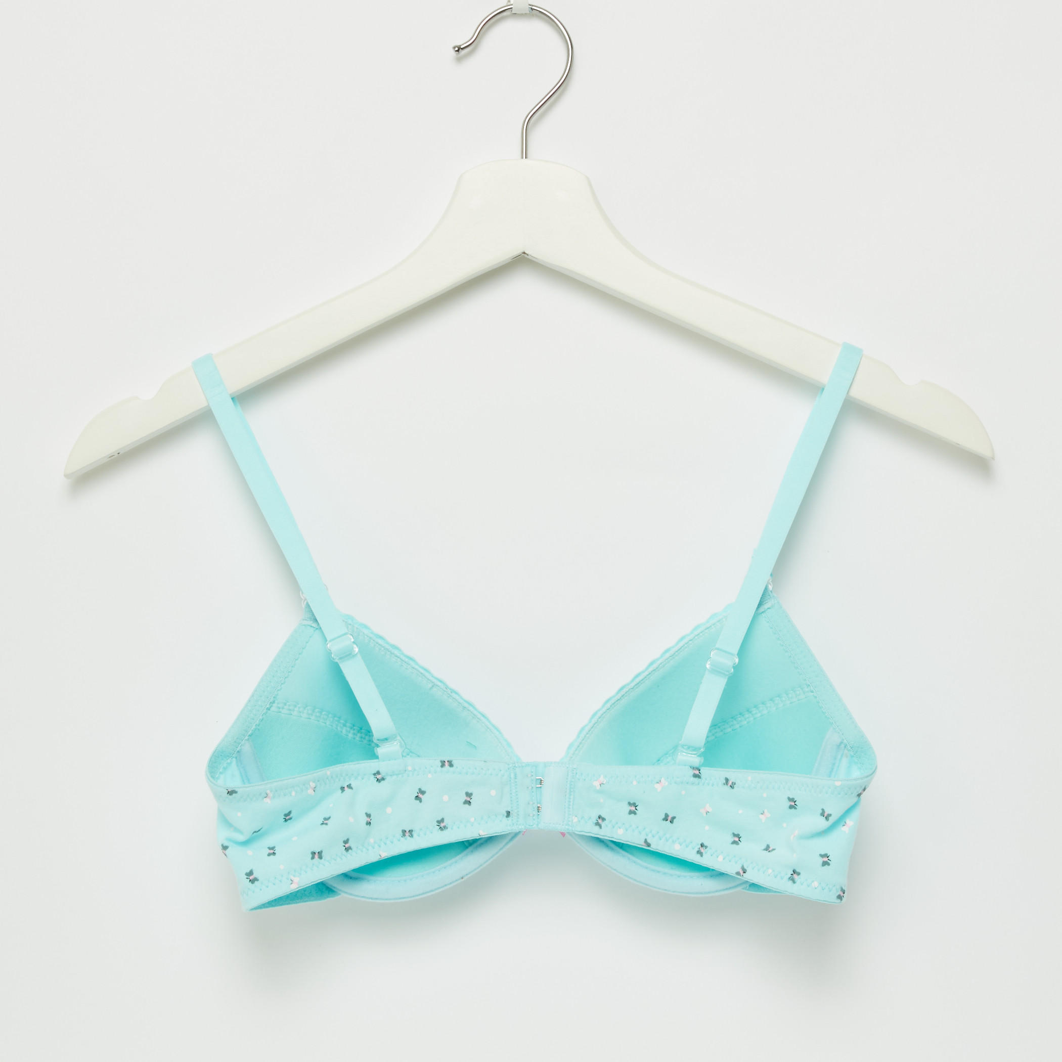 صدريّة تيشيرت مبطّنة بمشبك إغلاق ناعم - طقم من قطعتين-women-clothing-lingerie-bras-image-5