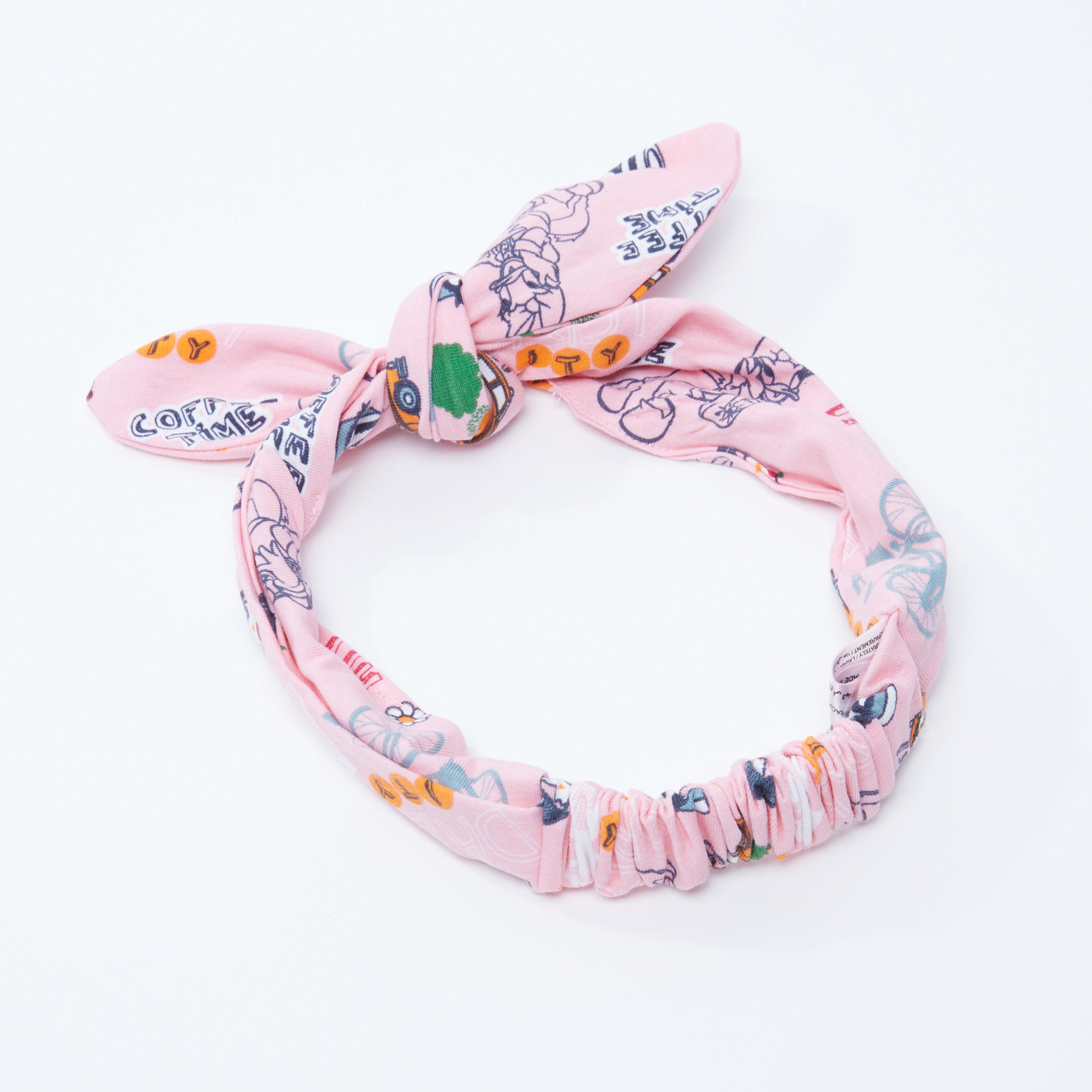 Printed Headband with Knot Detail-women-hairaccessories-image-1