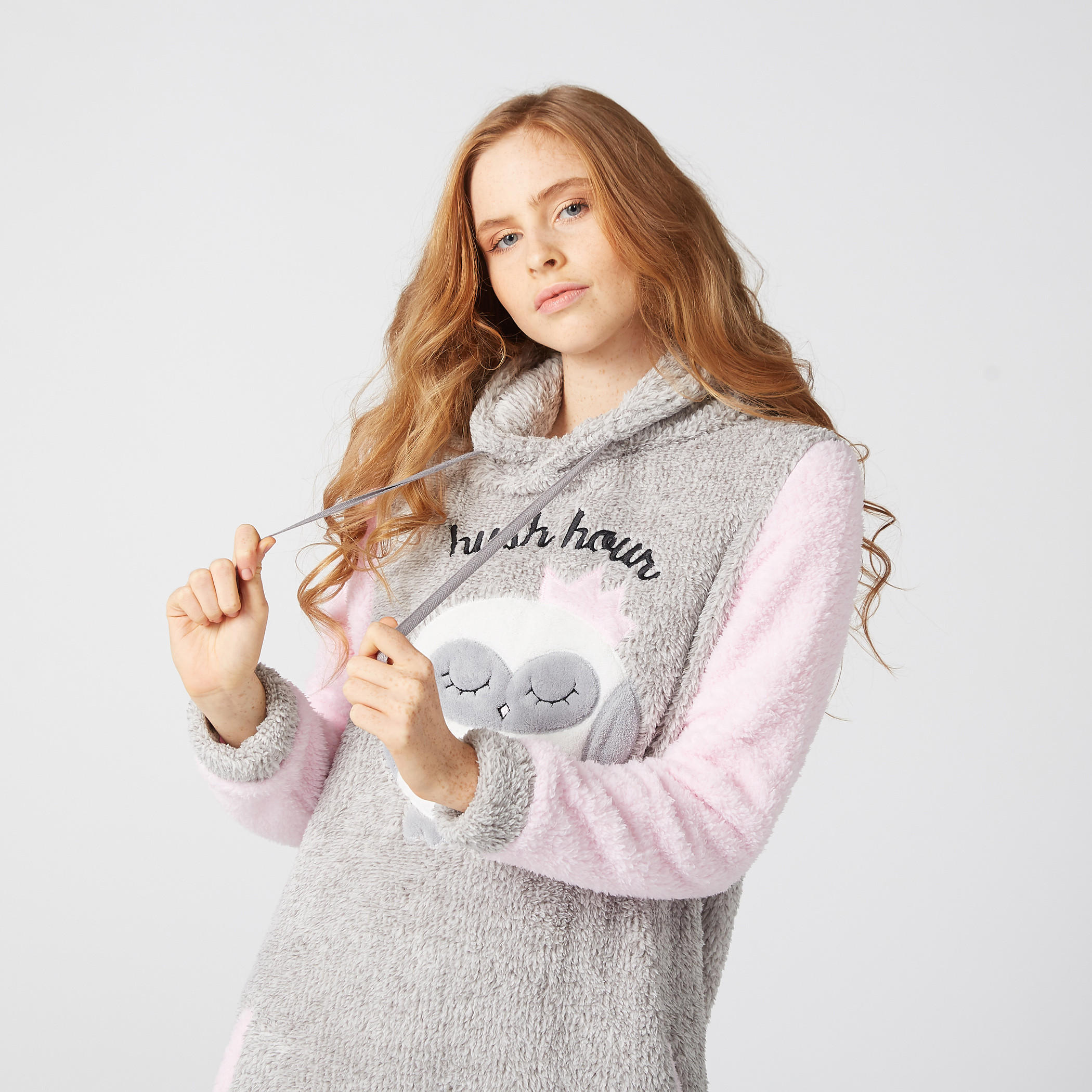 قميص نوم بقبعة وجيوب-women-clothing-nightwear-pyjamas-tops-image-2
