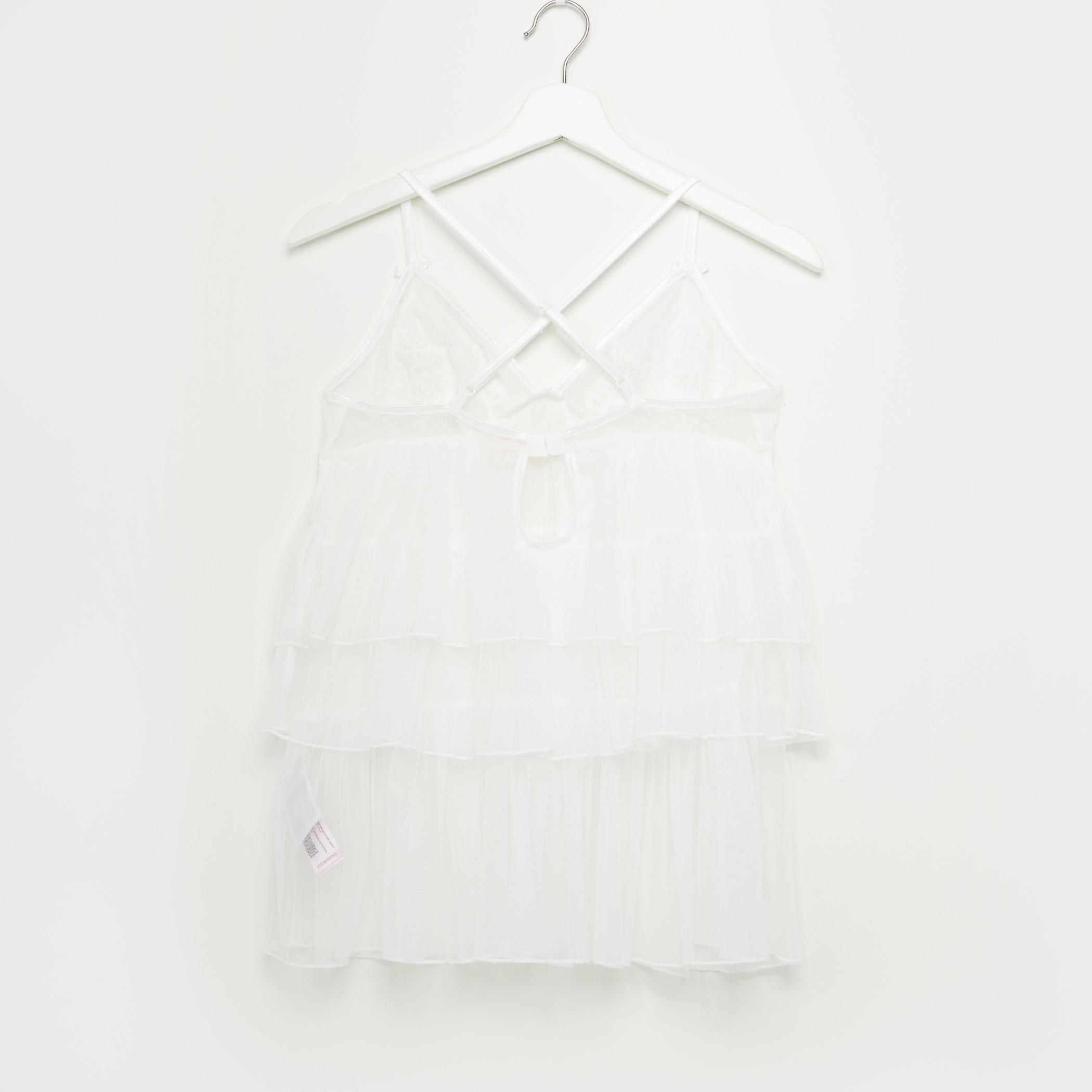 بيبي دول بتفاصيل لؤلؤ ودانتيل مع ثونج-women-clothing-nightwear-pyjamas-longsets-image-4