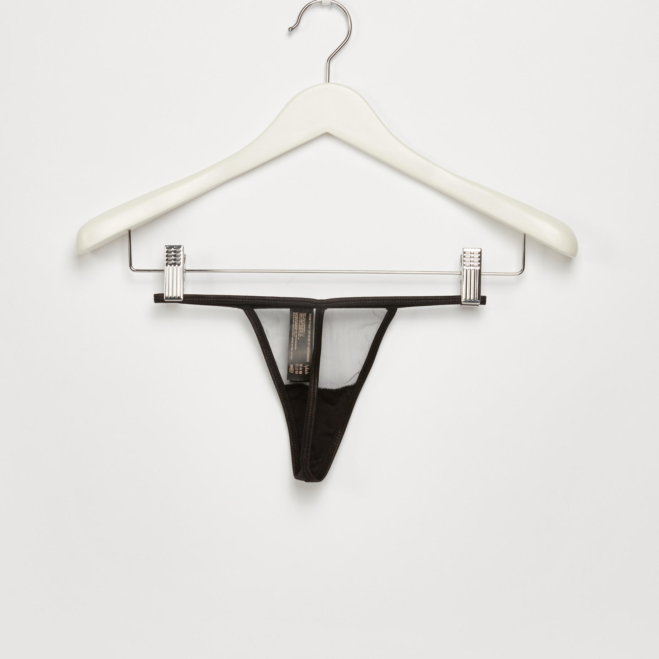 بيبي دول بياقة V وتفاصيل دانتيل مع ثونج-women-clothing-lingerie-babydollsandbodysuits-image-6