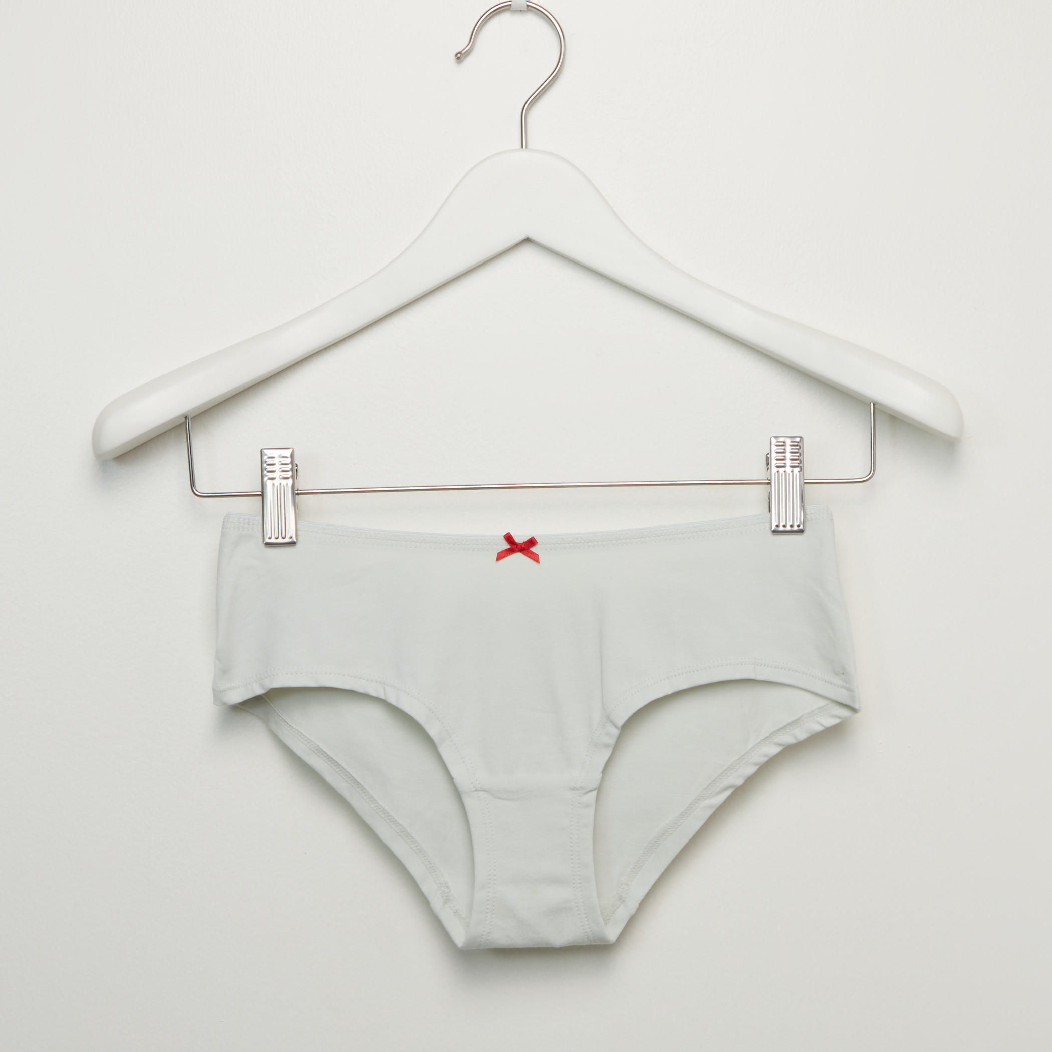 سراويل داخلية بخصر مطّاطي وفيونكة - طقم من 5 قطع-women-clothing-lingerie-panties-image-4