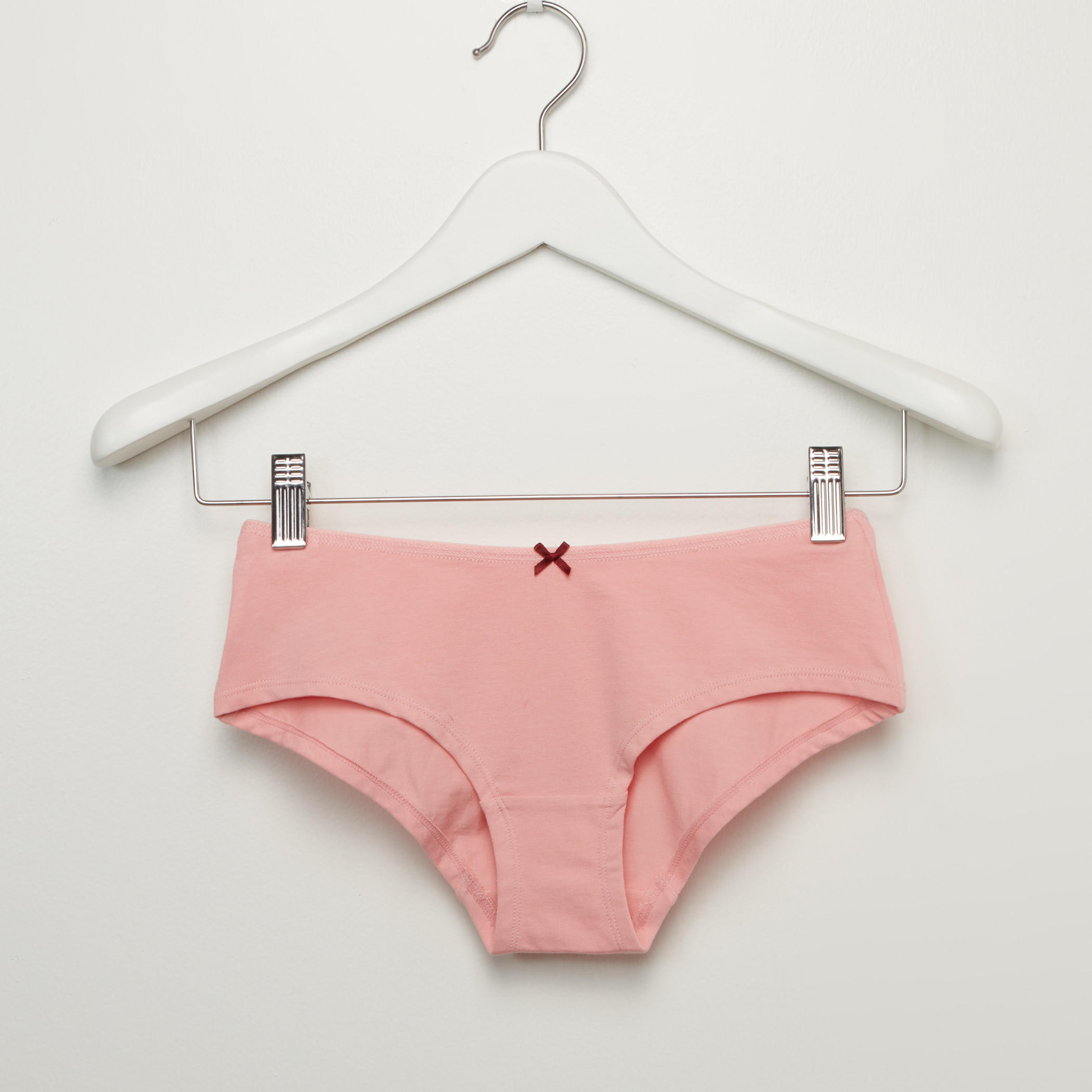 سراويل داخلية بخصر مطّاطي وفيونكة - طقم من 5 قطع-women-clothing-lingerie-panties-image-6