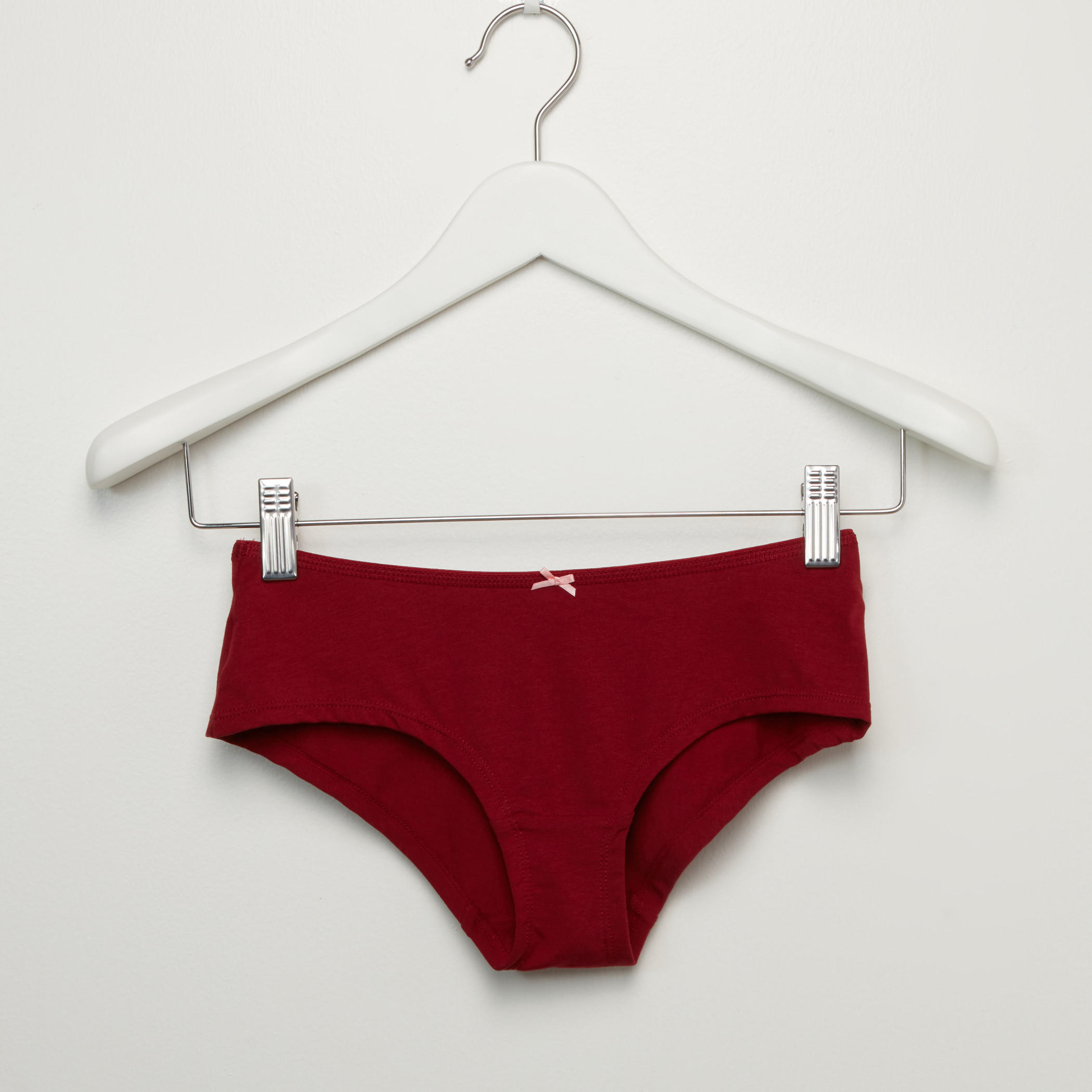 سراويل داخلية بخصر مطّاطي وفيونكة - طقم من 5 قطع-women-clothing-lingerie-panties-image-10