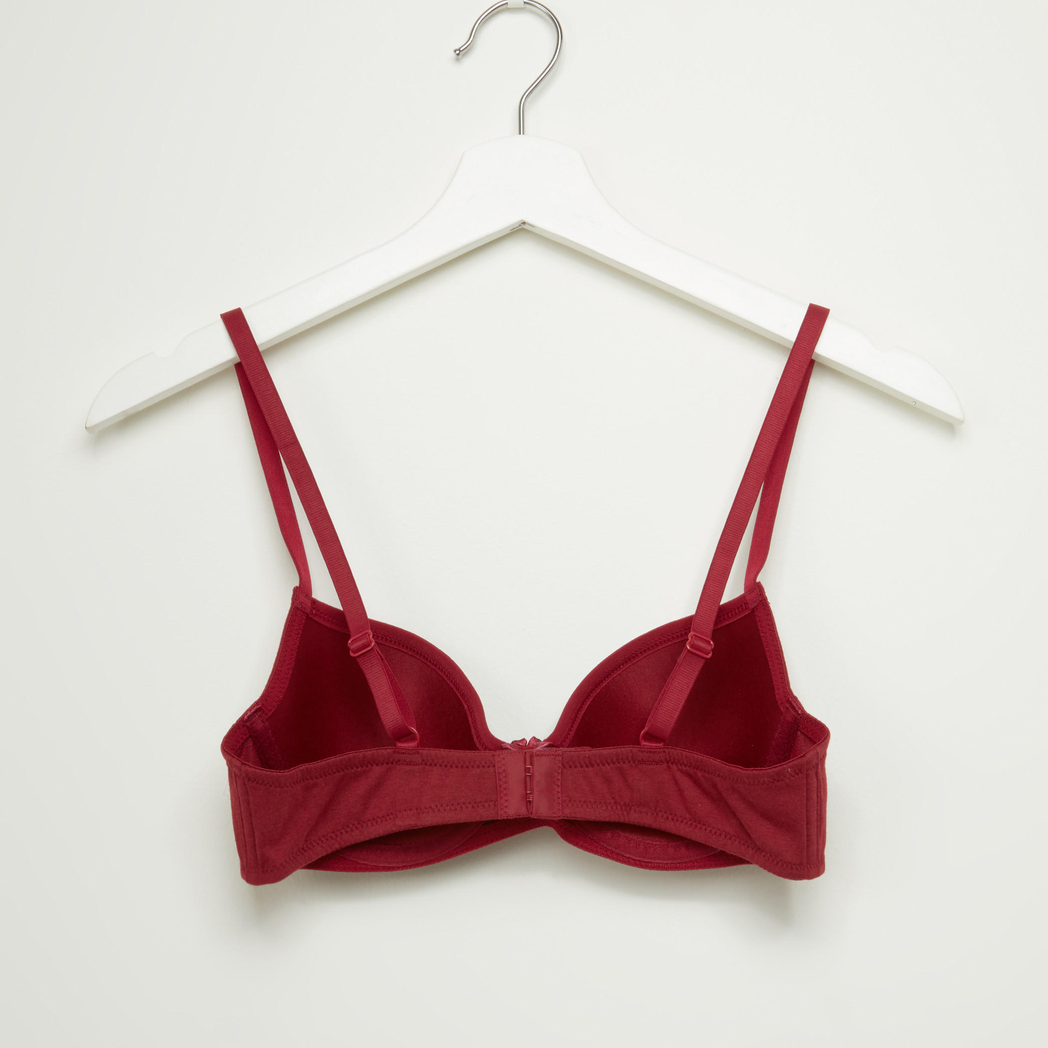 صدرية مبطنة بحمالات قابلة للتعديل ومشبك إغلاق-women-clothing-lingerie-bras-image-2