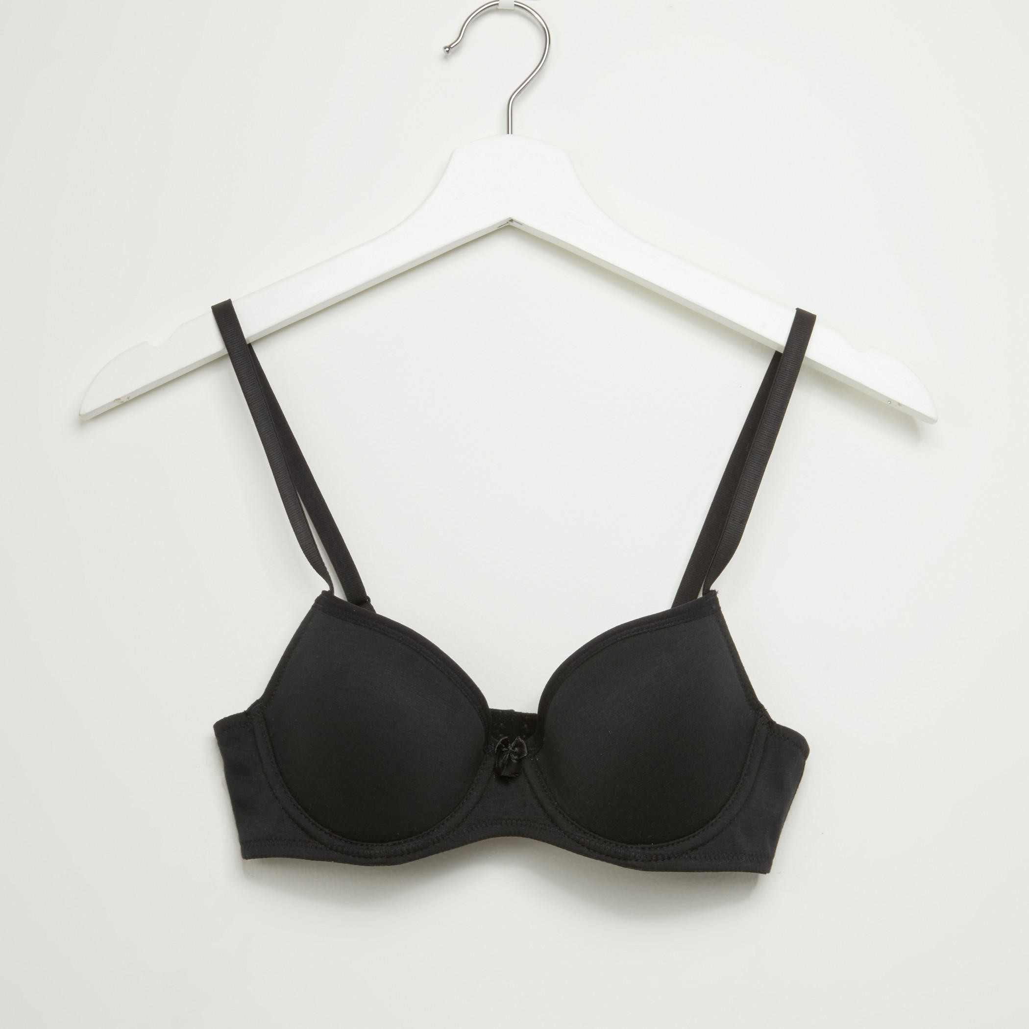 صدرية مبطنة بحمالات قابلة للتعديل ومشبك إغلاق-women-clothing-lingerie-bras-image-1